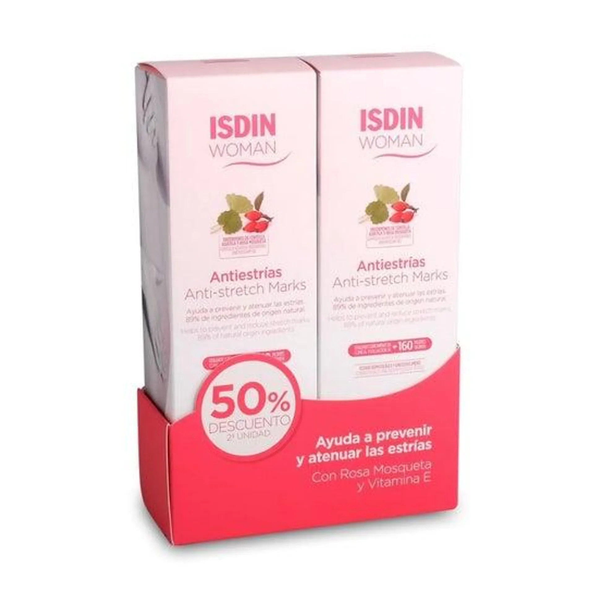 ISDIN Woman Crema Antiestrías 2x250ml