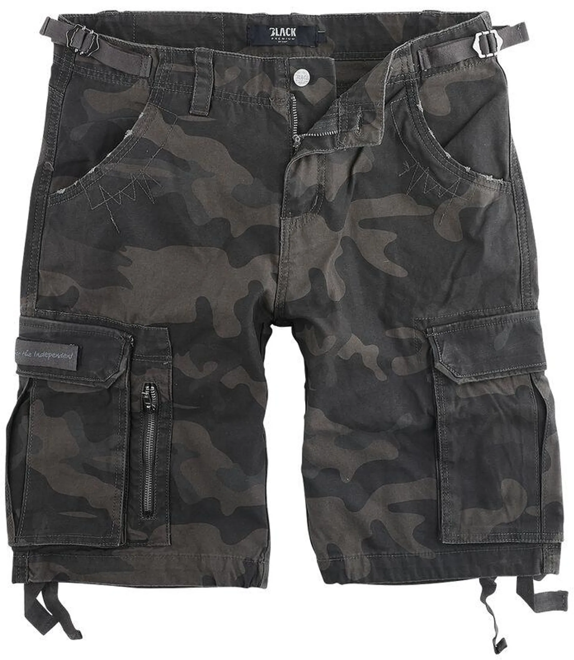 Pantalones cortos Camuflaje oscuro de Black Premium by EMP