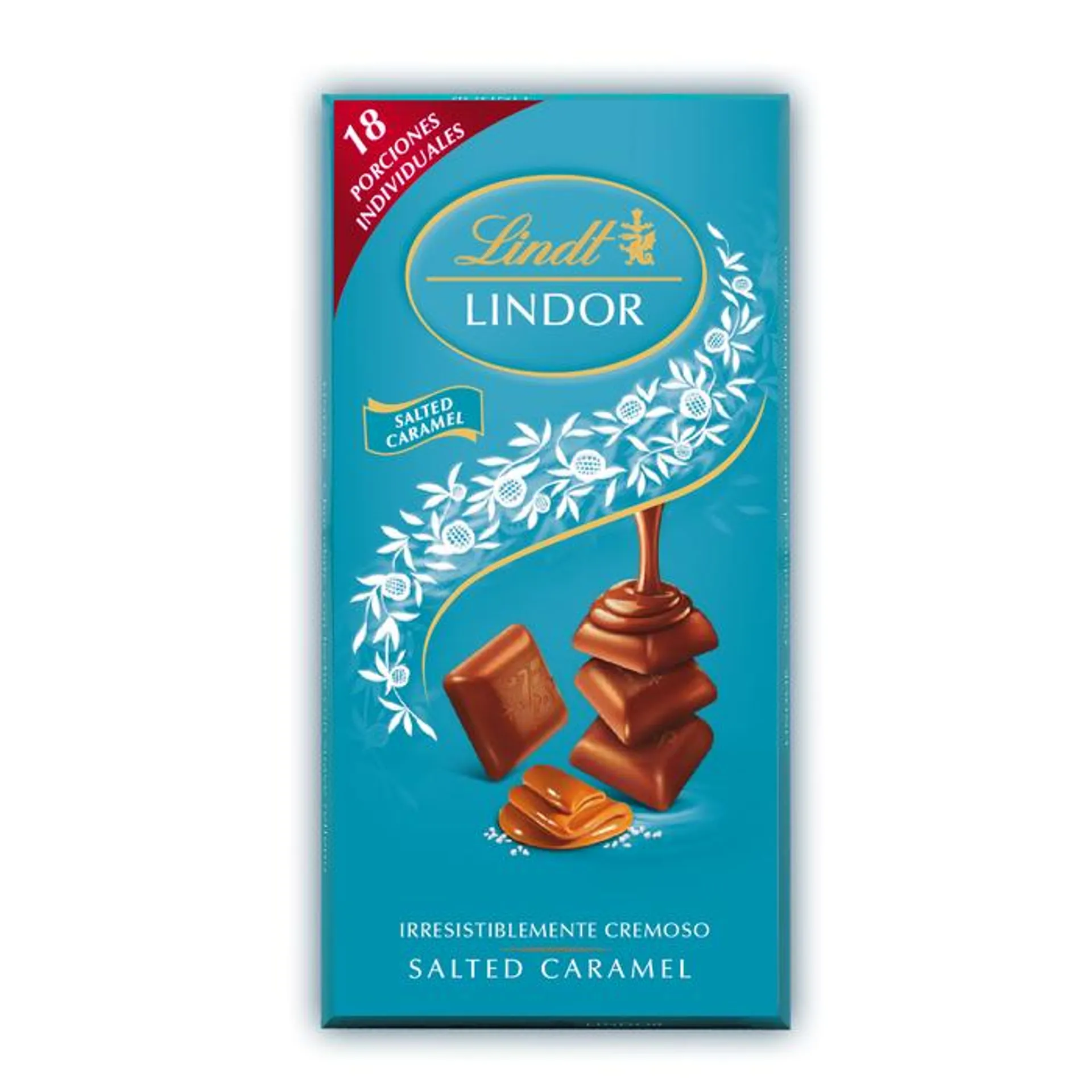 Tableta de Chocolate Lindor Salted Caramel Singles 100g- Lindt