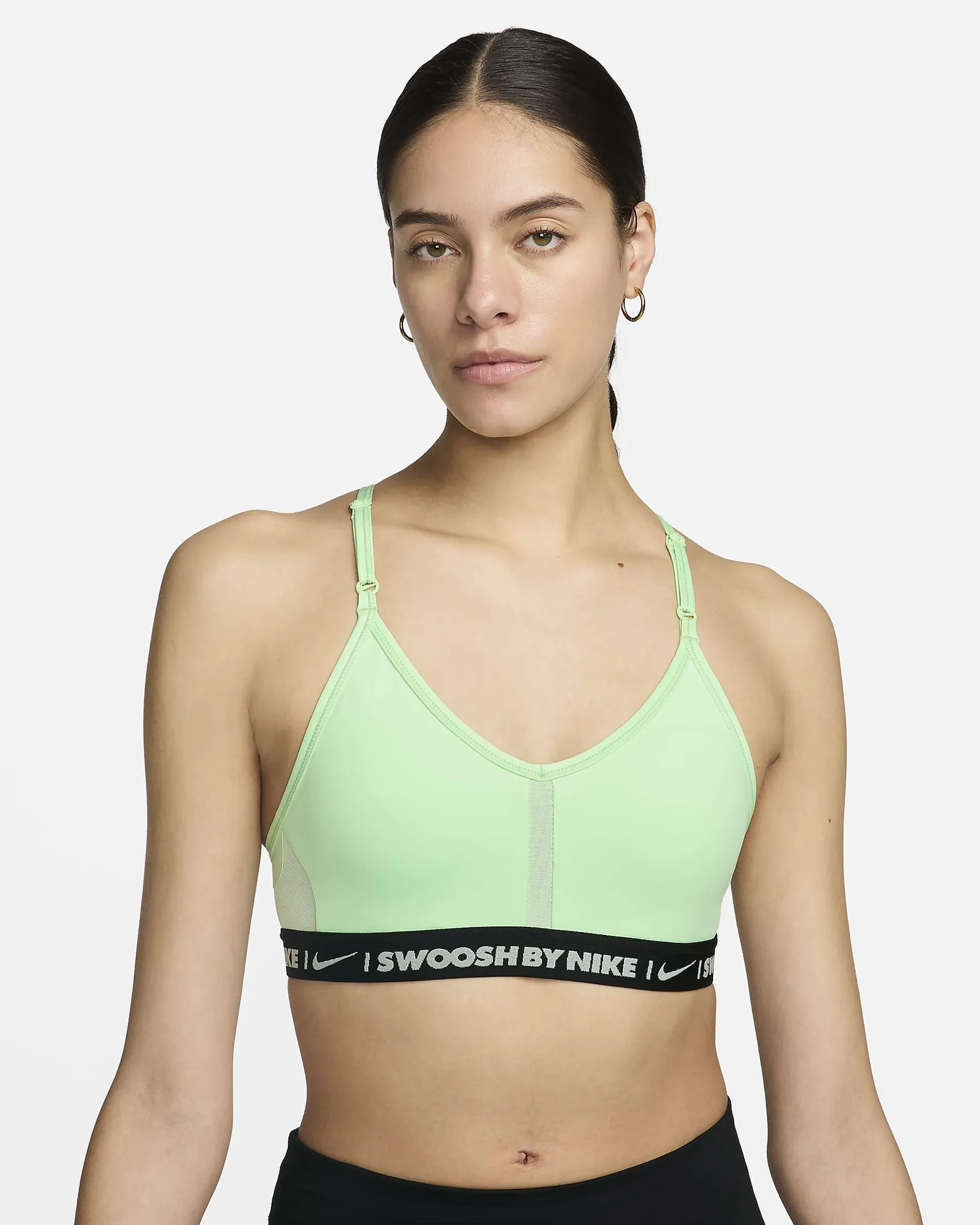 Women's Light-Support Padded V-Neck Sports Bra