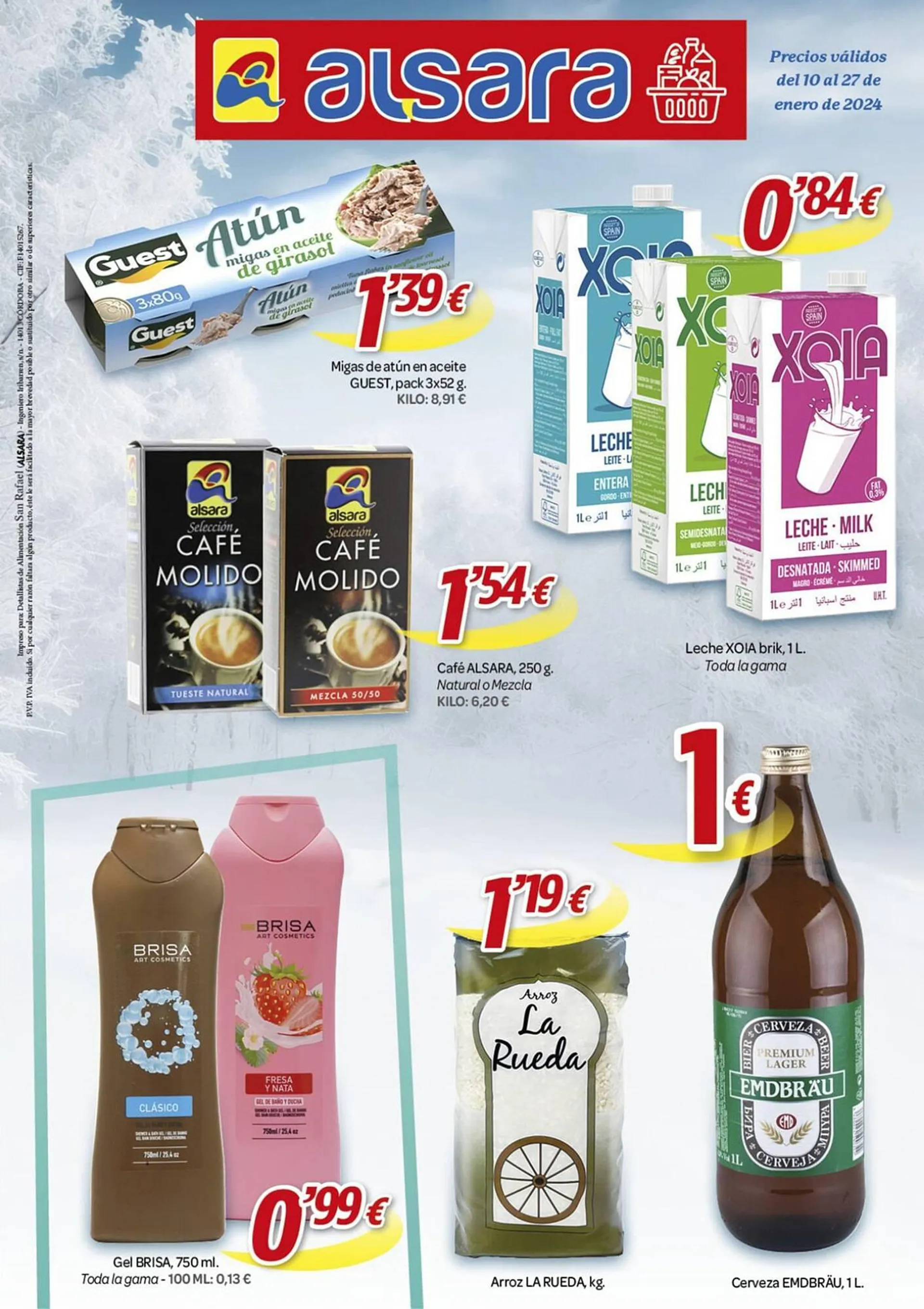 Catálogo de Folleto Alsara Supermercados 10 de enero al 27 de enero 2024 - Página 1