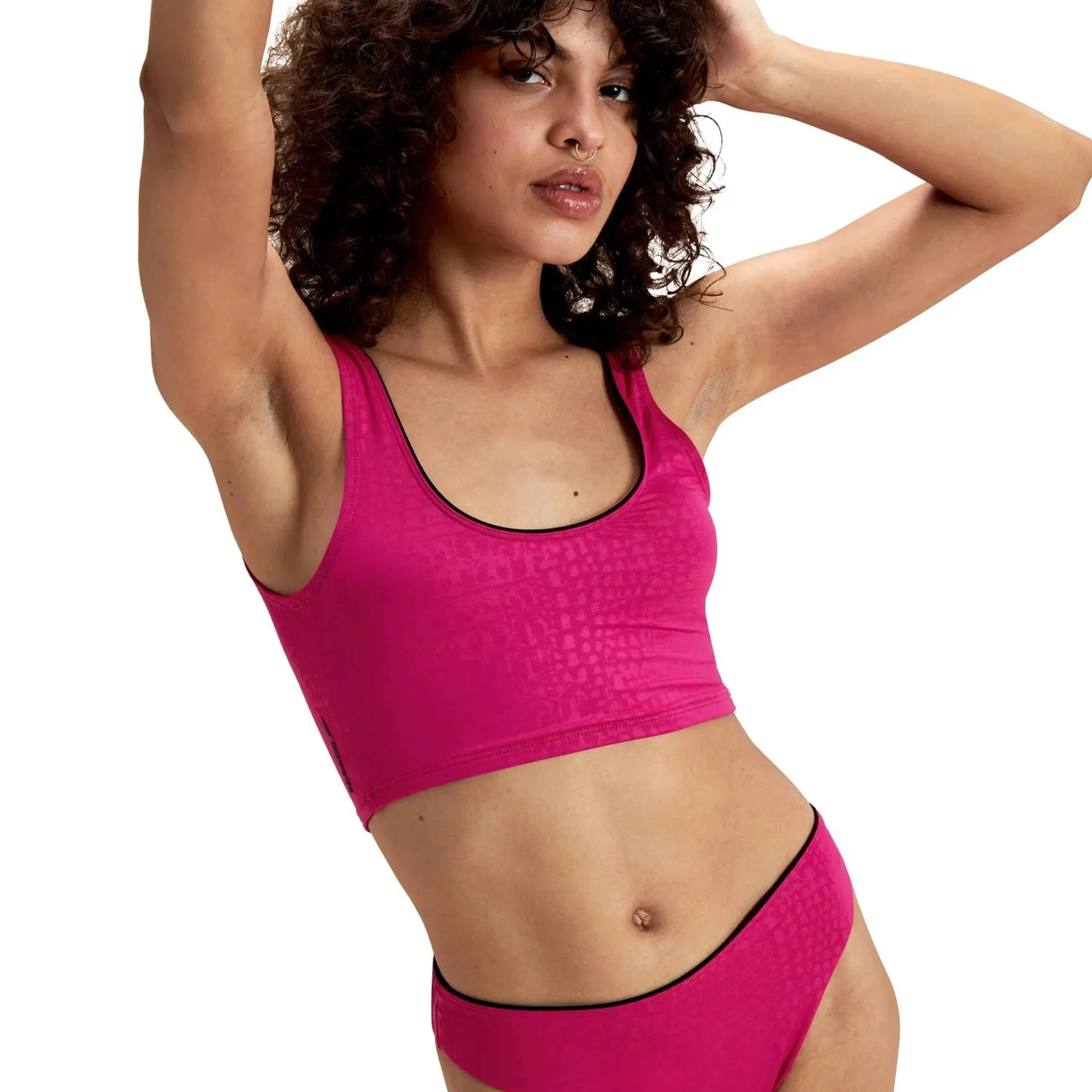 Top de bikini FLU3NTE rosa