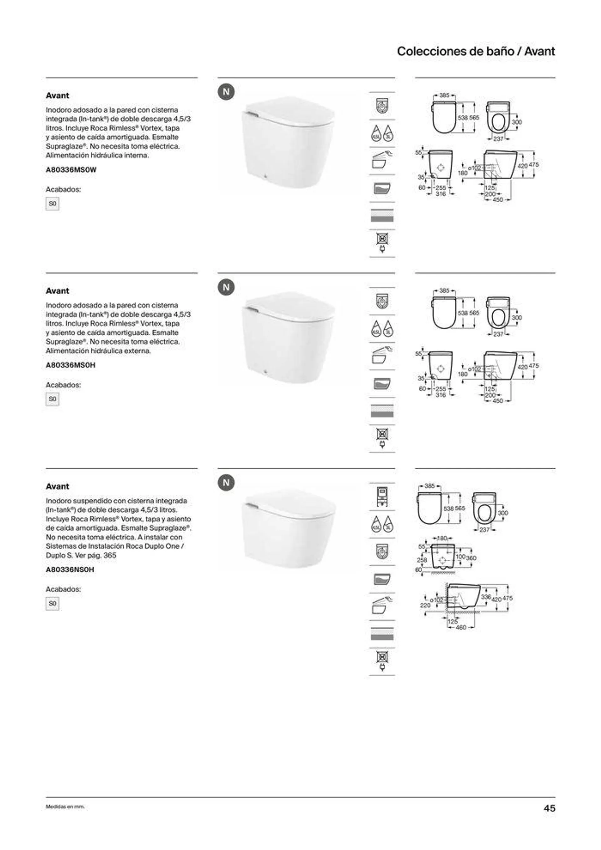 Catálogo de Colecciones de Baño, Muebles y Accesorios 19 de septiembre al 31 de diciembre 2024 - Página 47