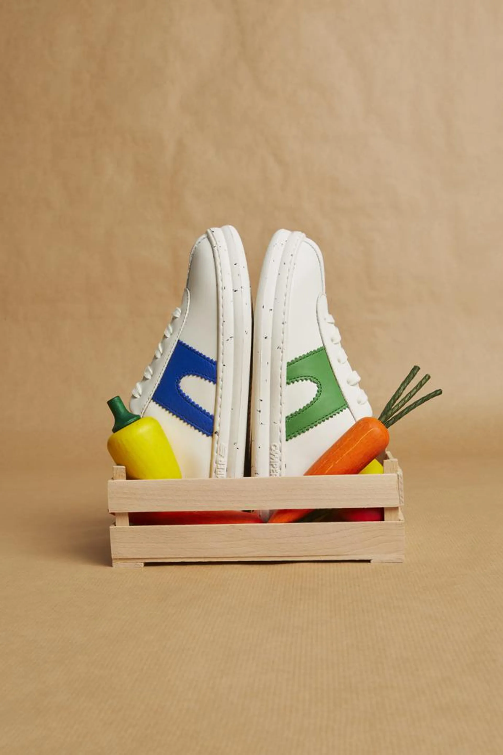 Twins Sneaker de piel blanca