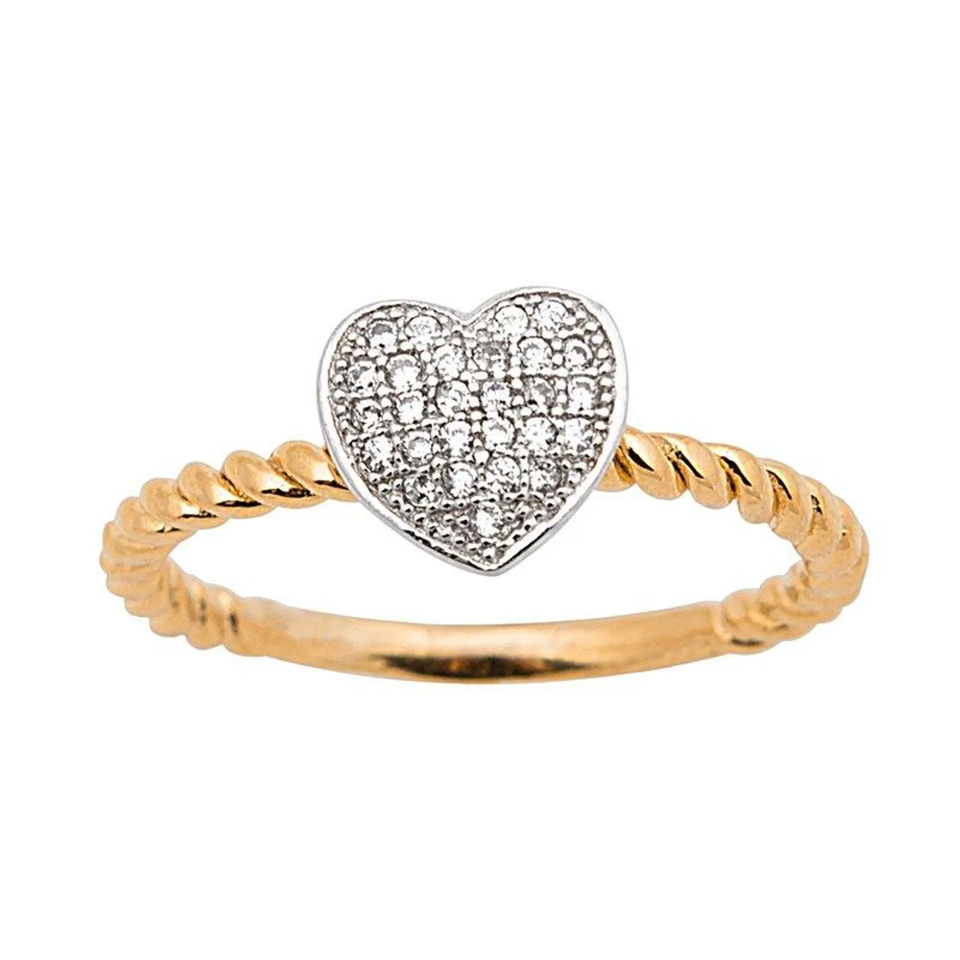 Anillo corazón plata