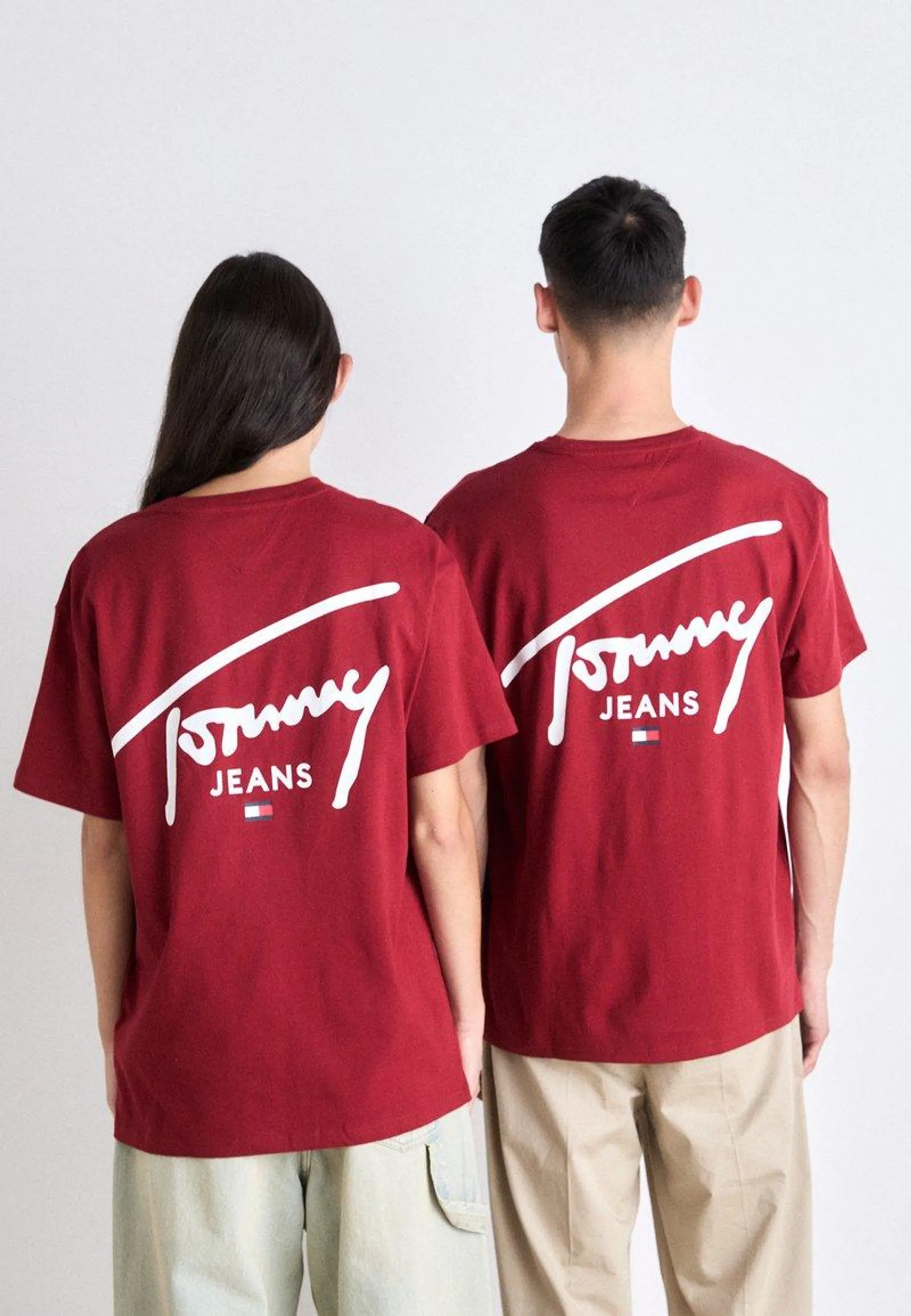 SIGNATURE TEE - Camiseta estampada - regatta red