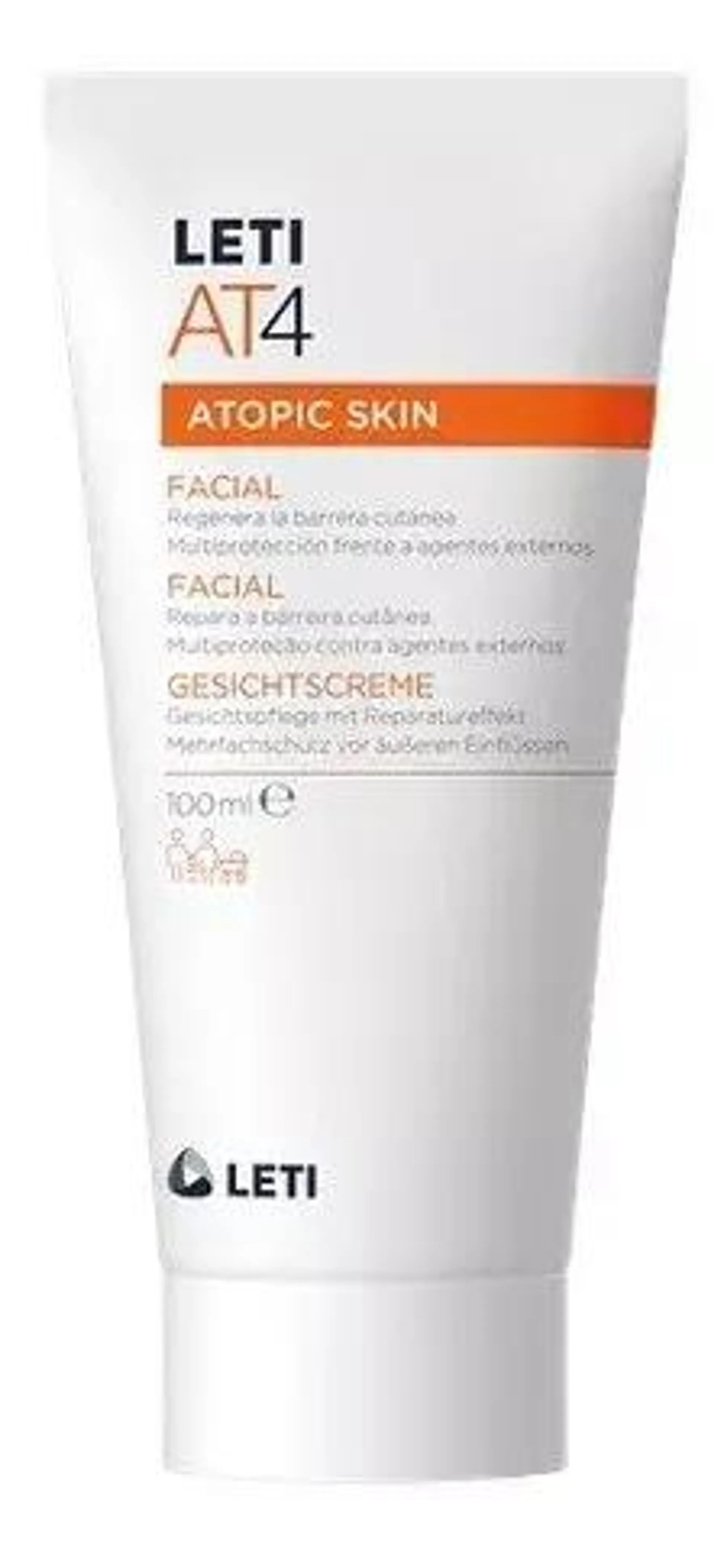 Leti AT4 Crema Facial Piel Atópica 100 ml