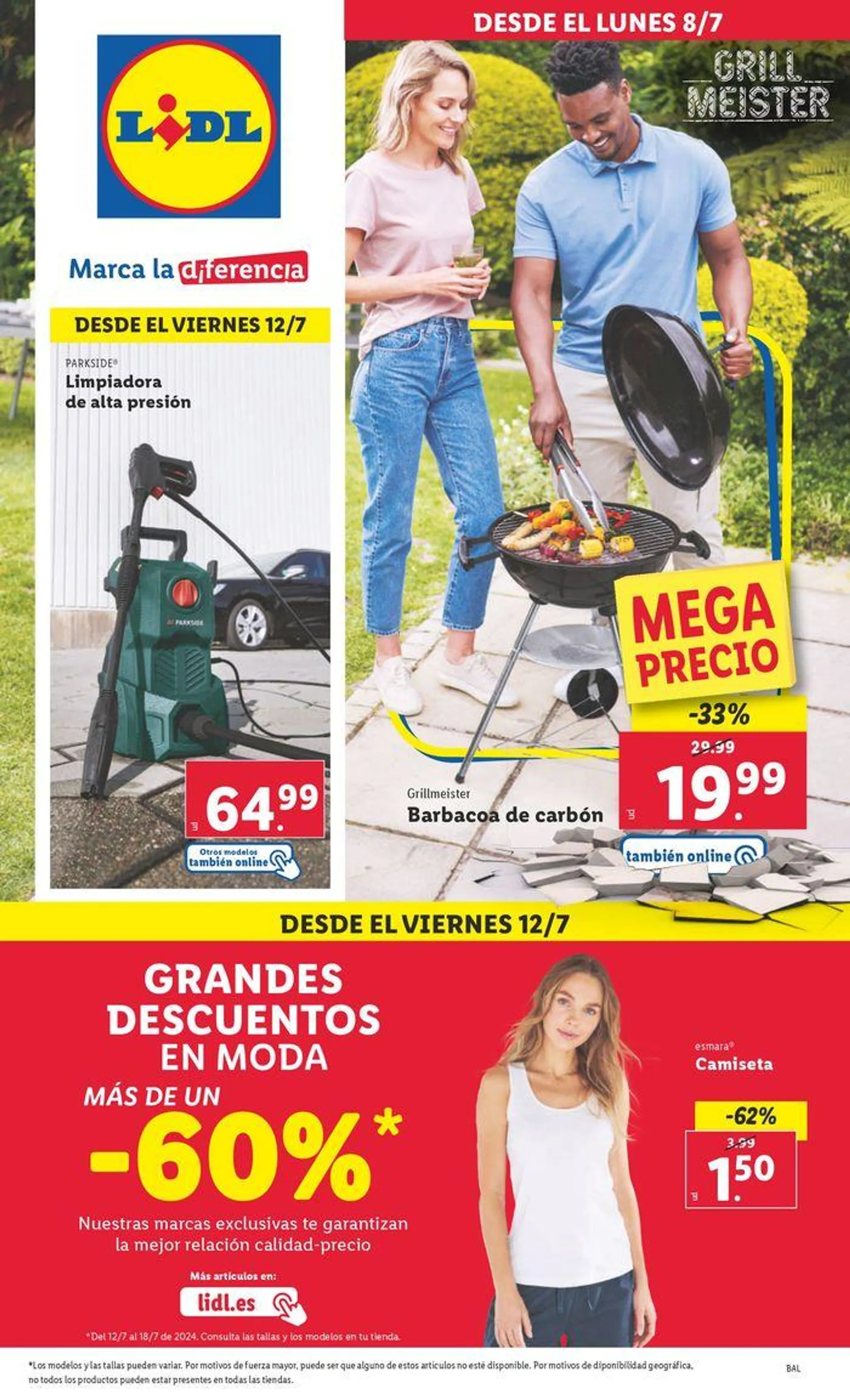 Catálogo de ¡Bazar Lidl! 8 de julio al 9 de junio 2024 - Página 1