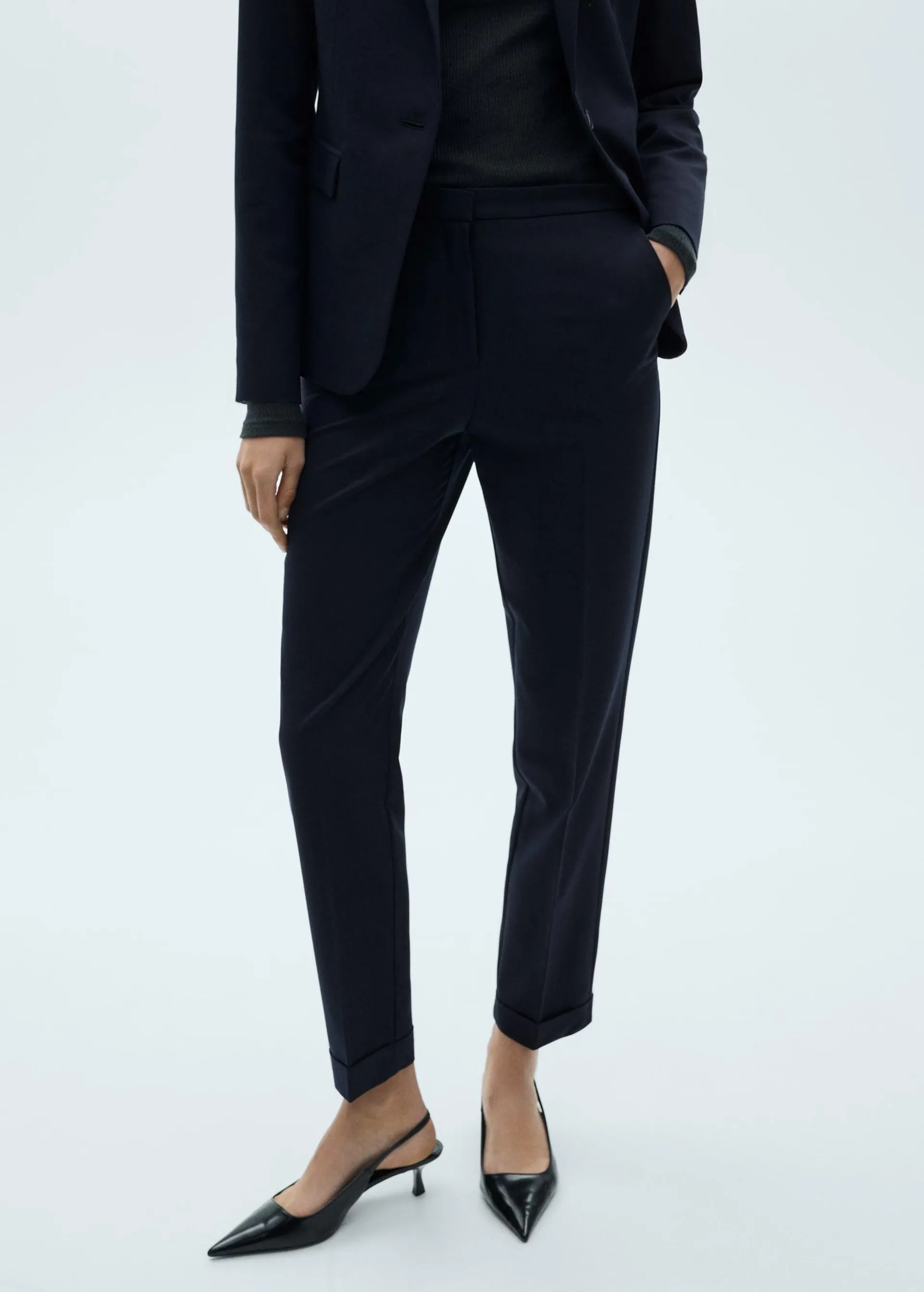 Pantalón recto traje