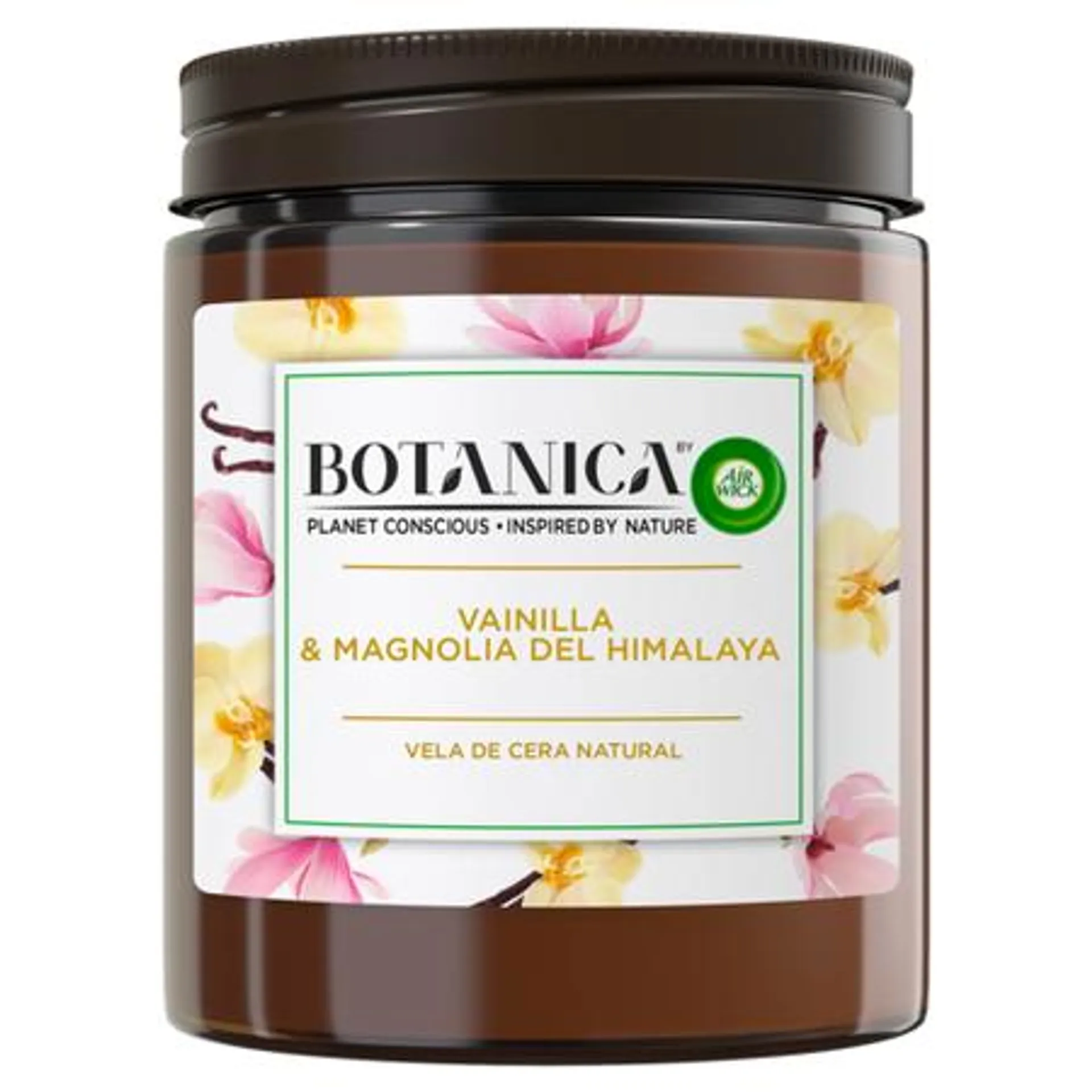 Vela Botánica 205g vainilla y magnolia