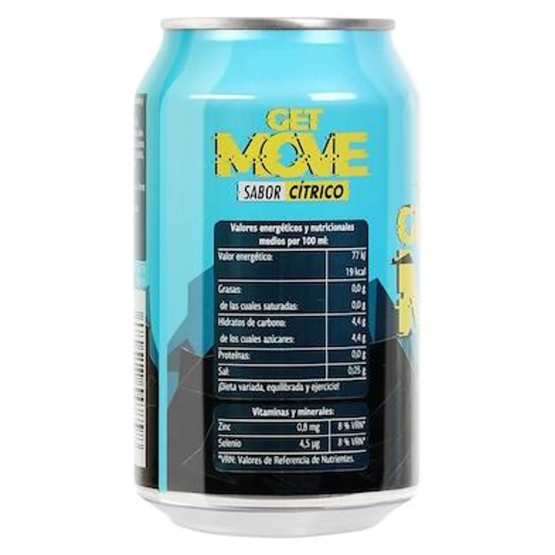 Bebida refrescante aromatizada cítrico Get move de Dia lata 330 ml