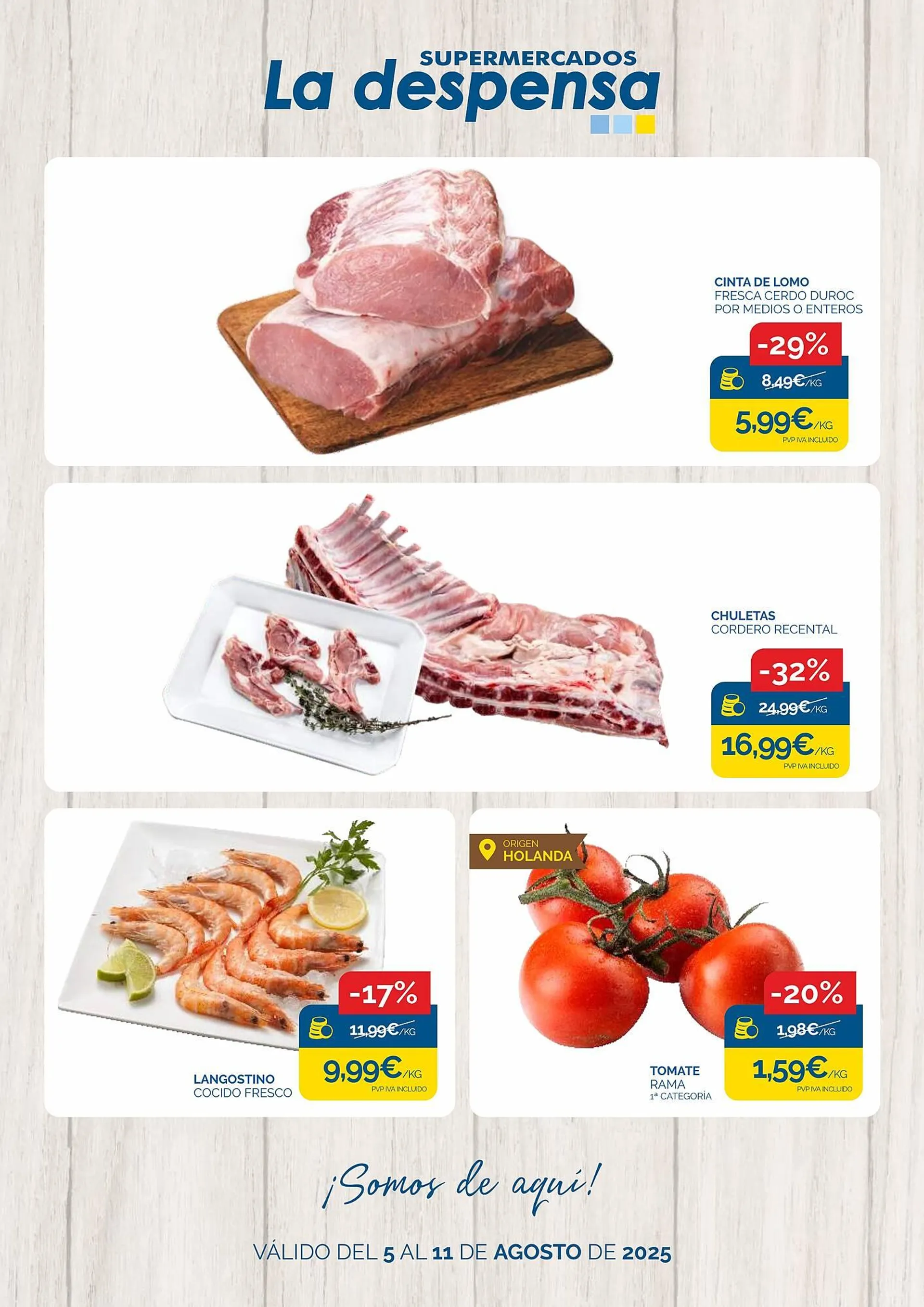 Catálogo de Folleto Supermercados La Despensa 5 de agosto al 11 de agosto 2025 - Página 1