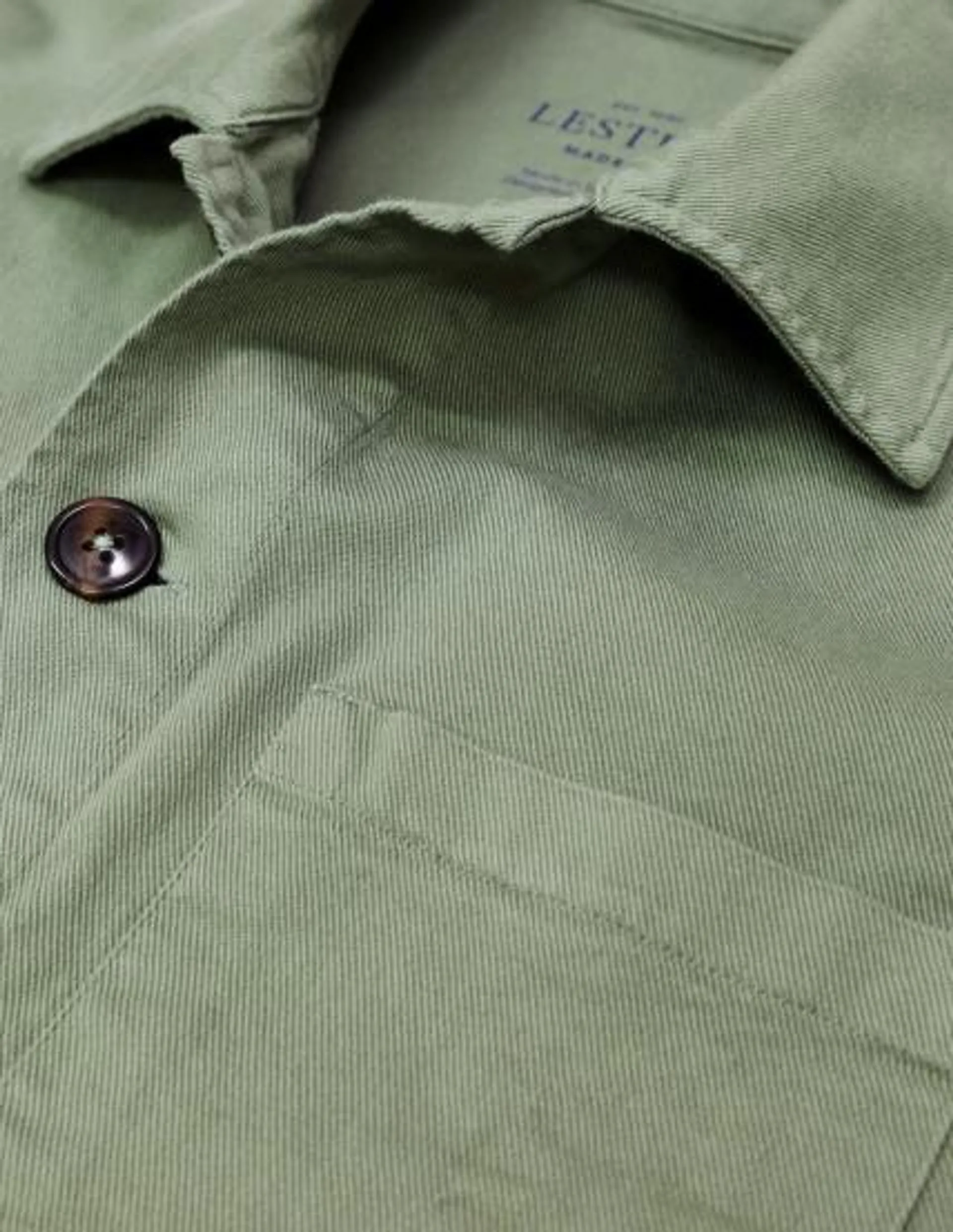 Overshirt algodón Verde