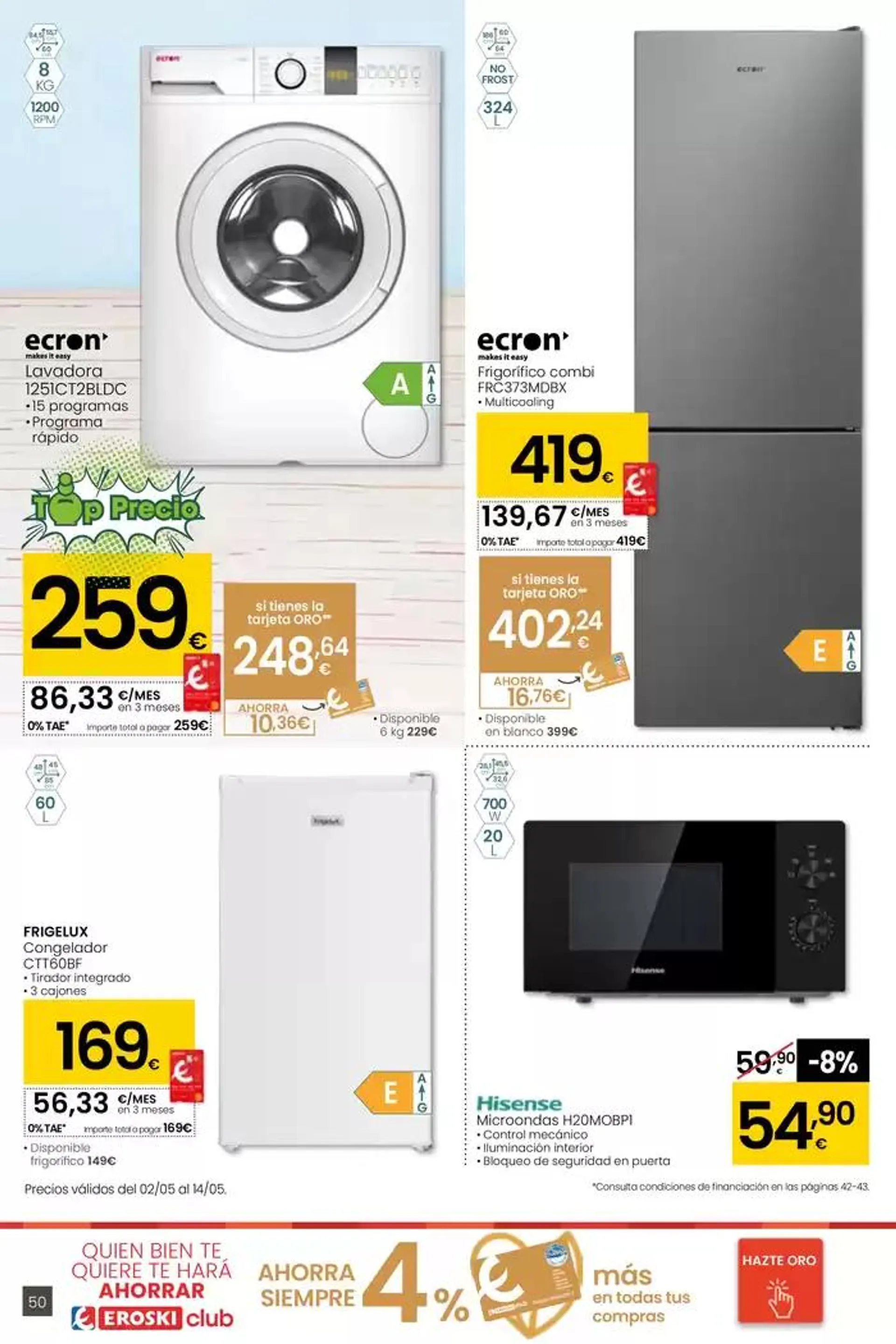 Catálogo de SUMA AHORRO HIPERMERCADOS EROSKI 2 de mayo al 13 de mayo 2025 - Página 50