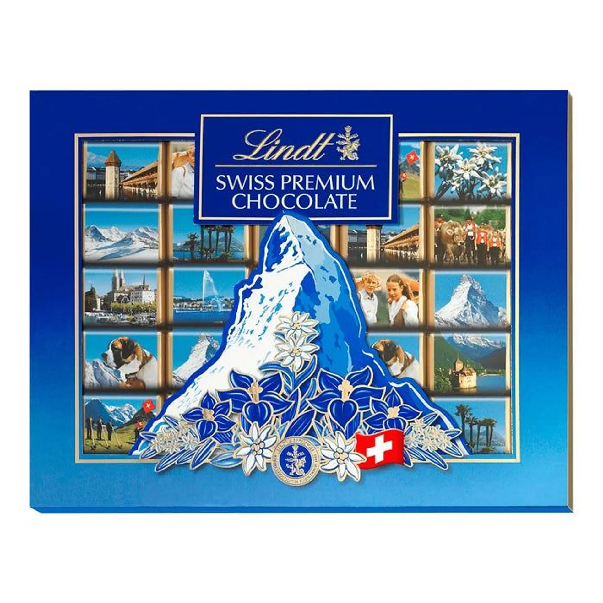 Napolitanas Souvenir Tour de Suiza 142g - Lindt