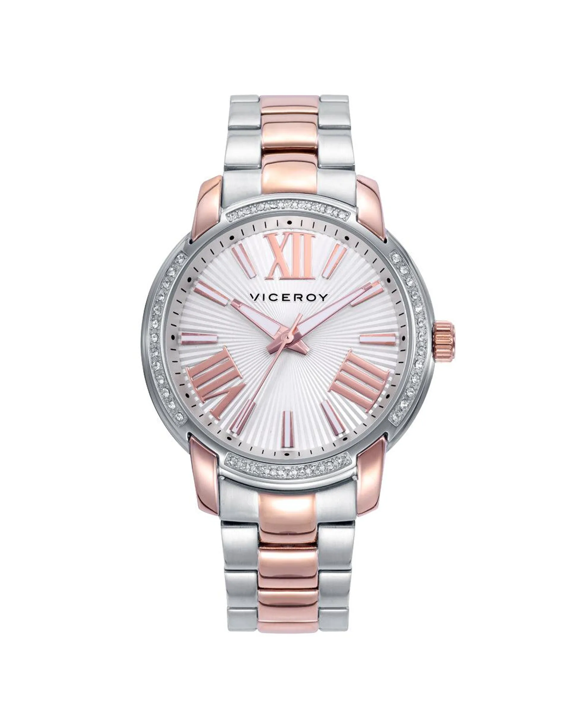 Reloj de mujer colección CHIC multifunción de acero bicolor