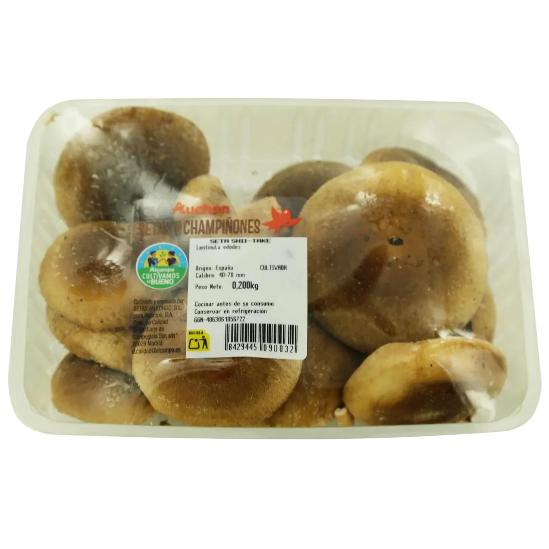 ALCAMPO CULTIVAMOS LO BUENO Seta Shiitake 200 g.