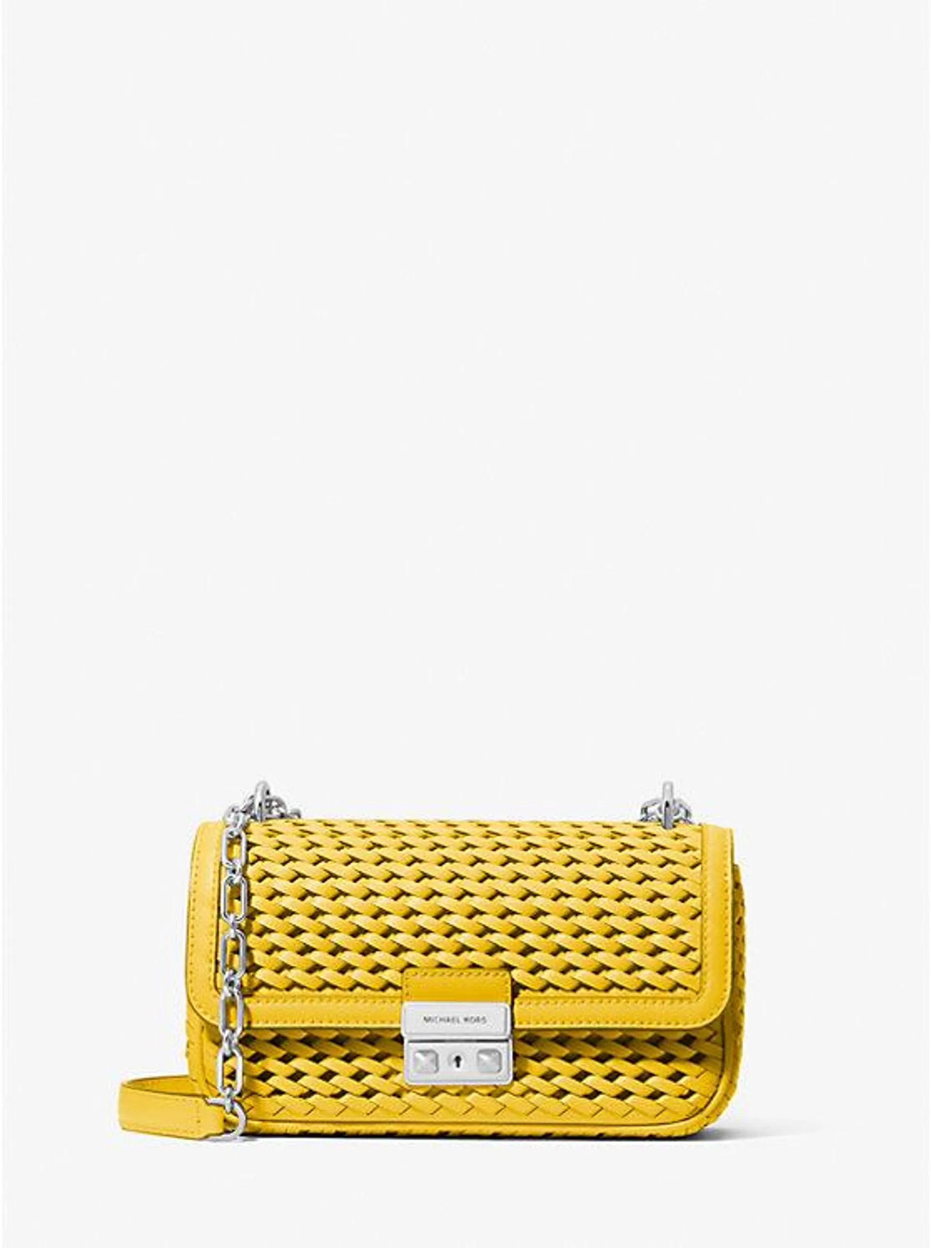 Tribeca Small Hand-Woven Leather Shoulder Bag