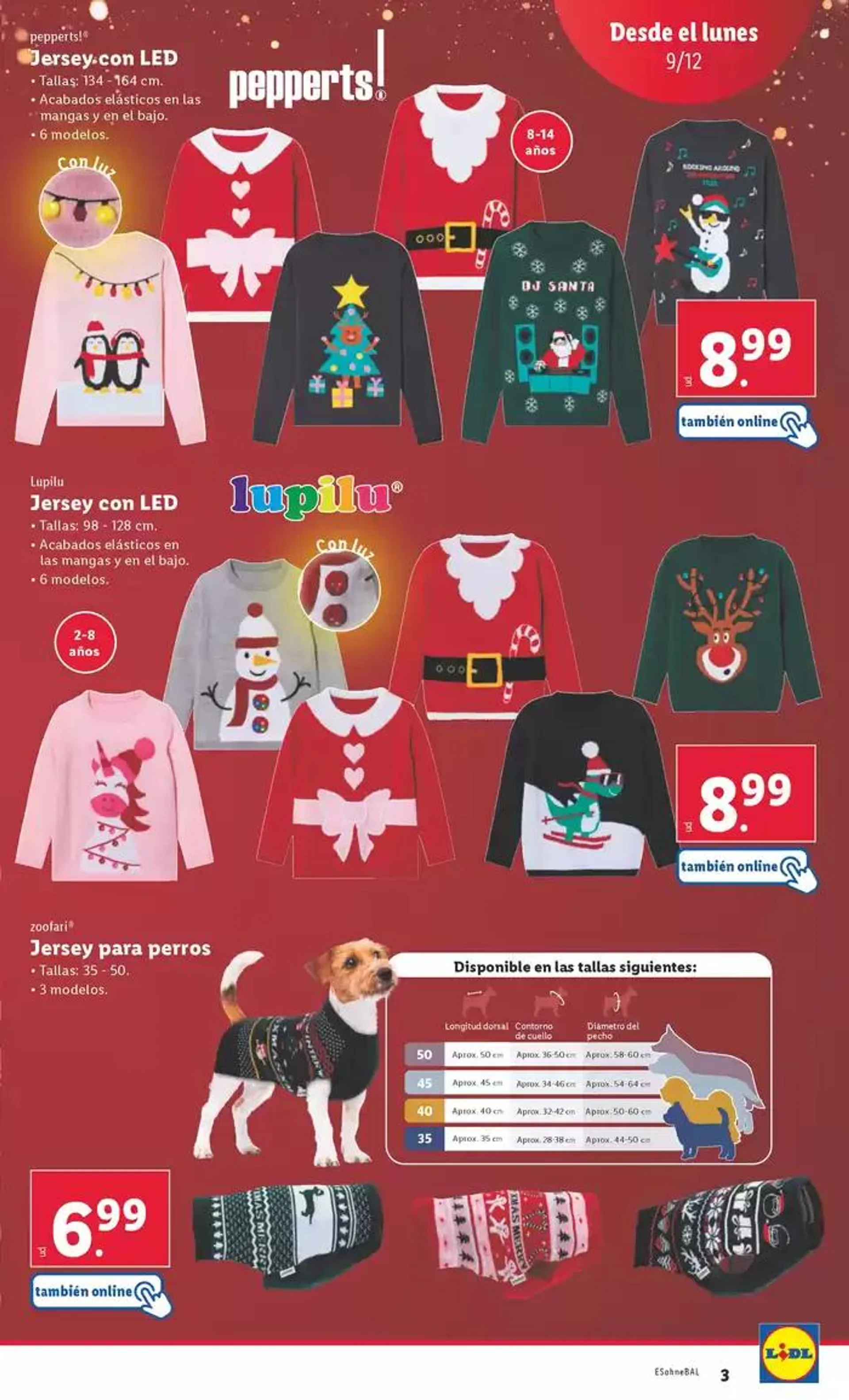 Catálogo de ¡Bazar Lidl! 9 de diciembre al 15 de diciembre 2024 - Página 3