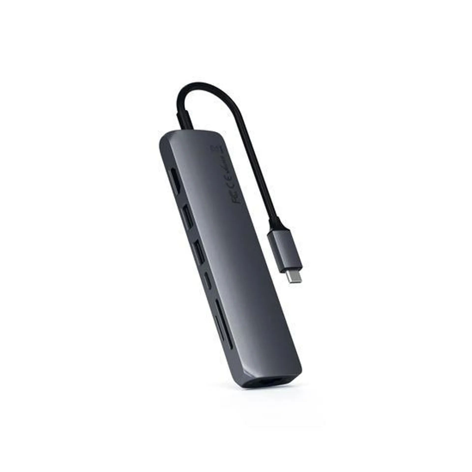 Satechi Hub USB-C Slim Multipuerto Gris Espacial - ST-UCSMA3M