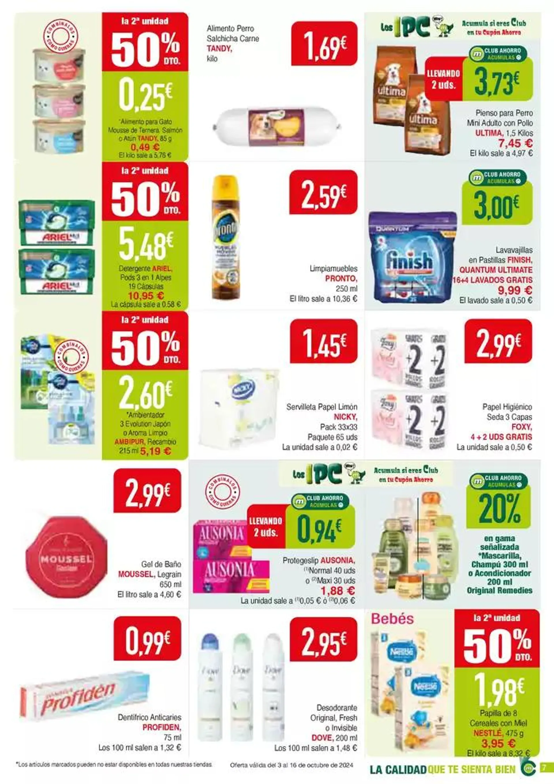 Catálogo de Ofertas folleto mYm supermercados 9 de octubre al 16 de octubre 2024 - Página 7