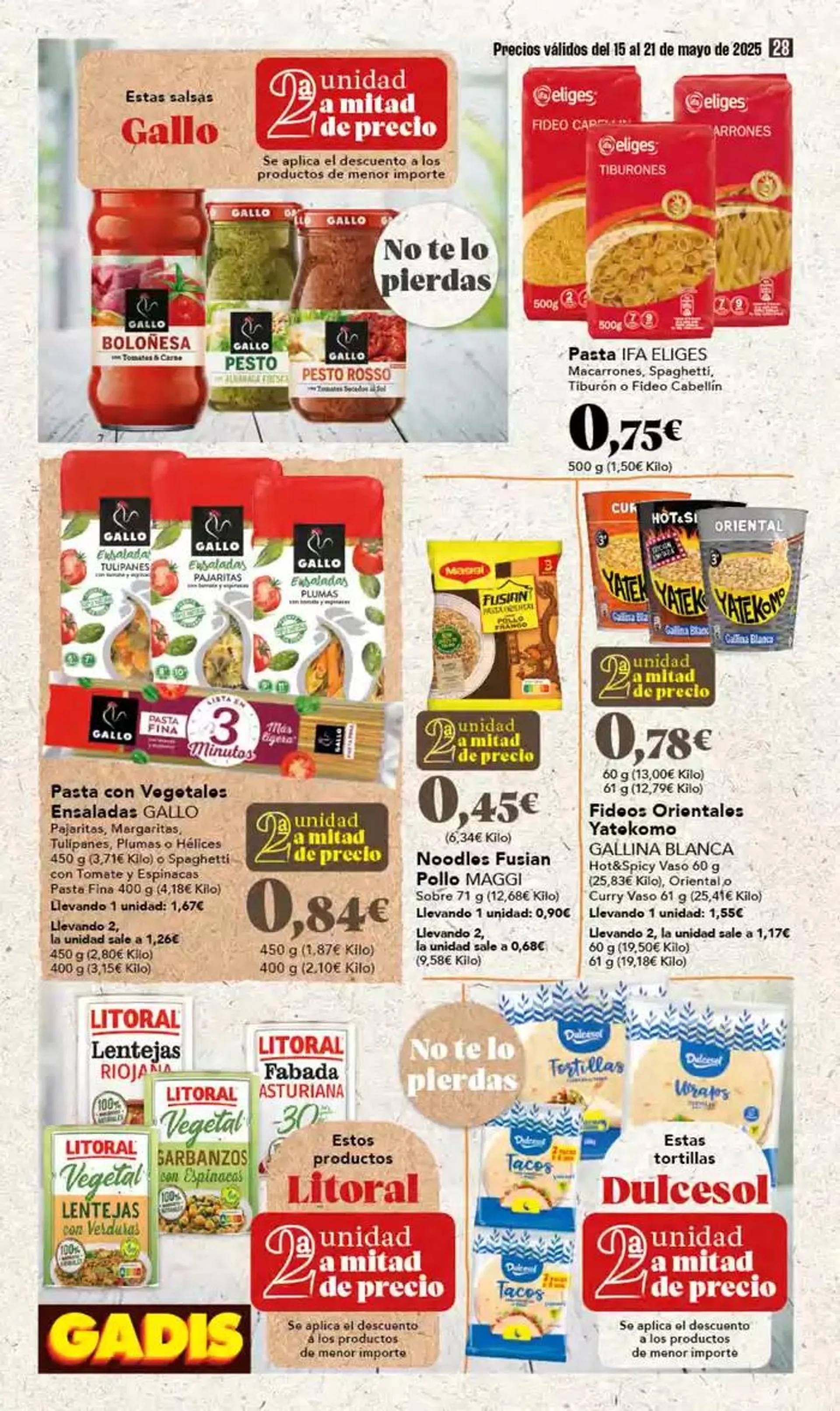 Catálogo de Precios válidos del 15 al 21 de mayo 15 de mayo al 21 de mayo 2025 - Página 28