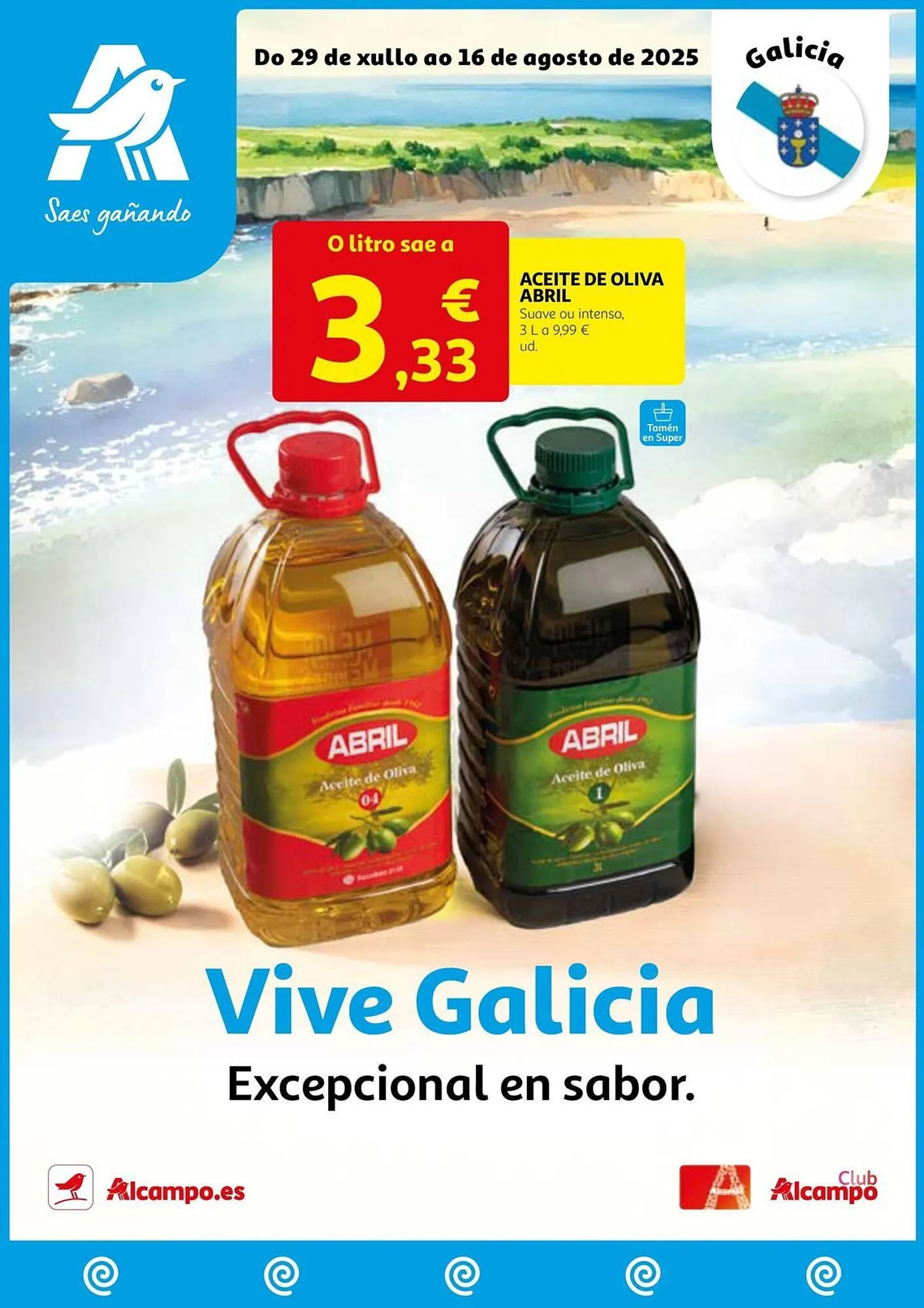 Catálogo de Folleto Alcampo 29 de julio al 16 de agosto 2025 - Página 1