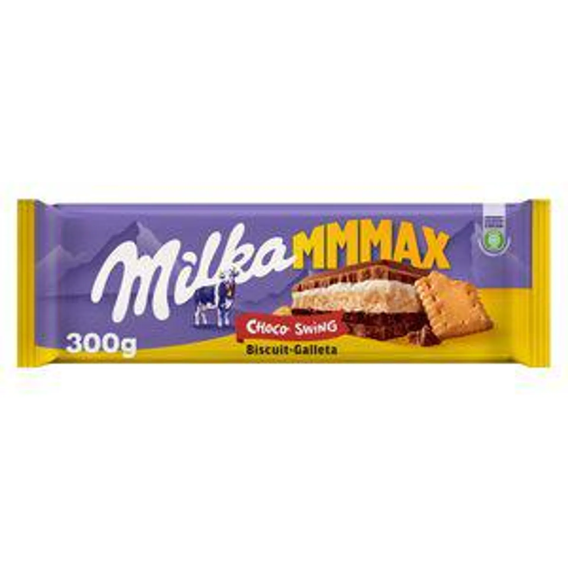 MILKA chocolate con galleta tableta 300 gr