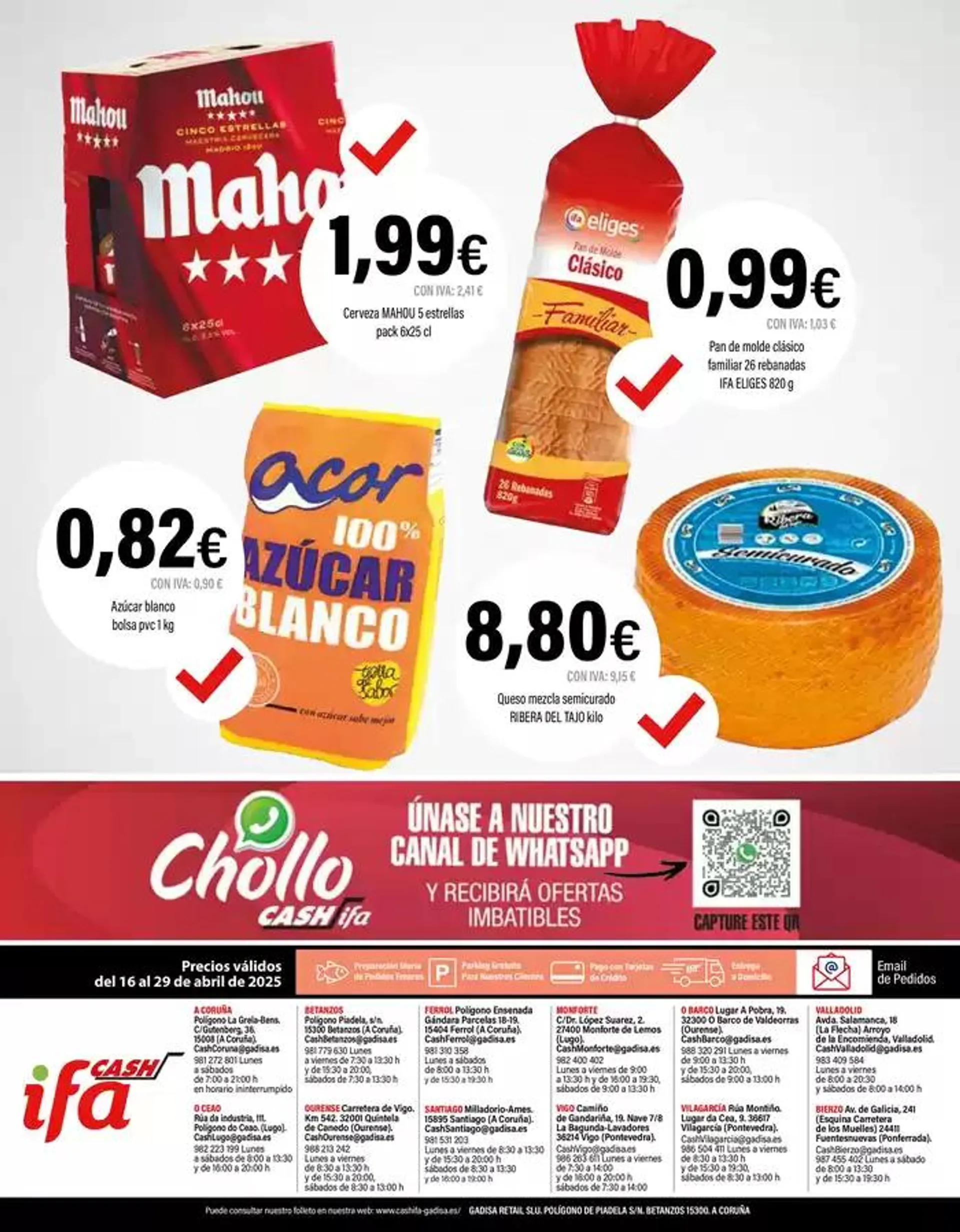Catálogo de Precios válidos del 16 al 29 de abril 16 de abril al 29 de abril 2025 - Página 20