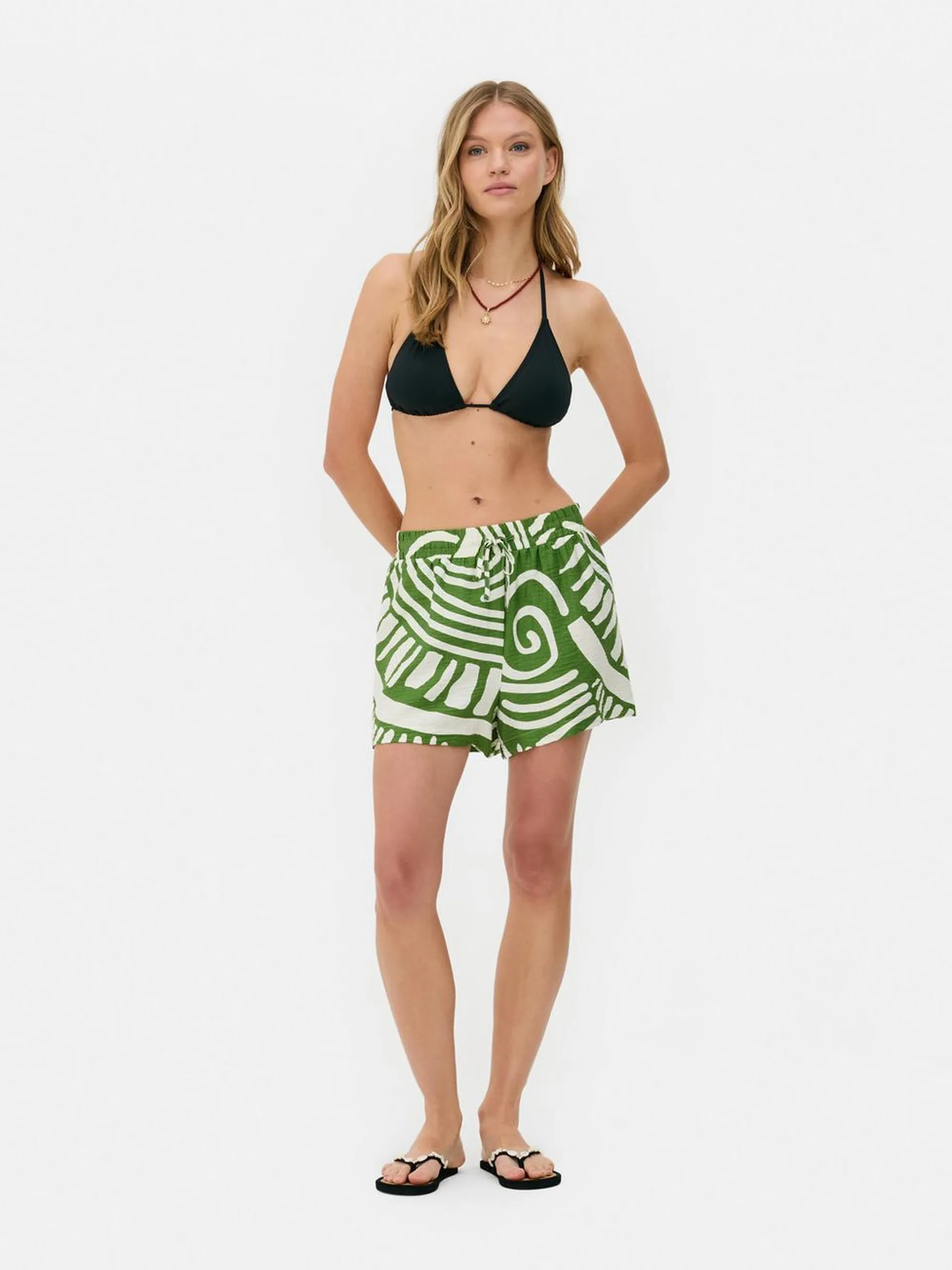 Pantalón corto estampado