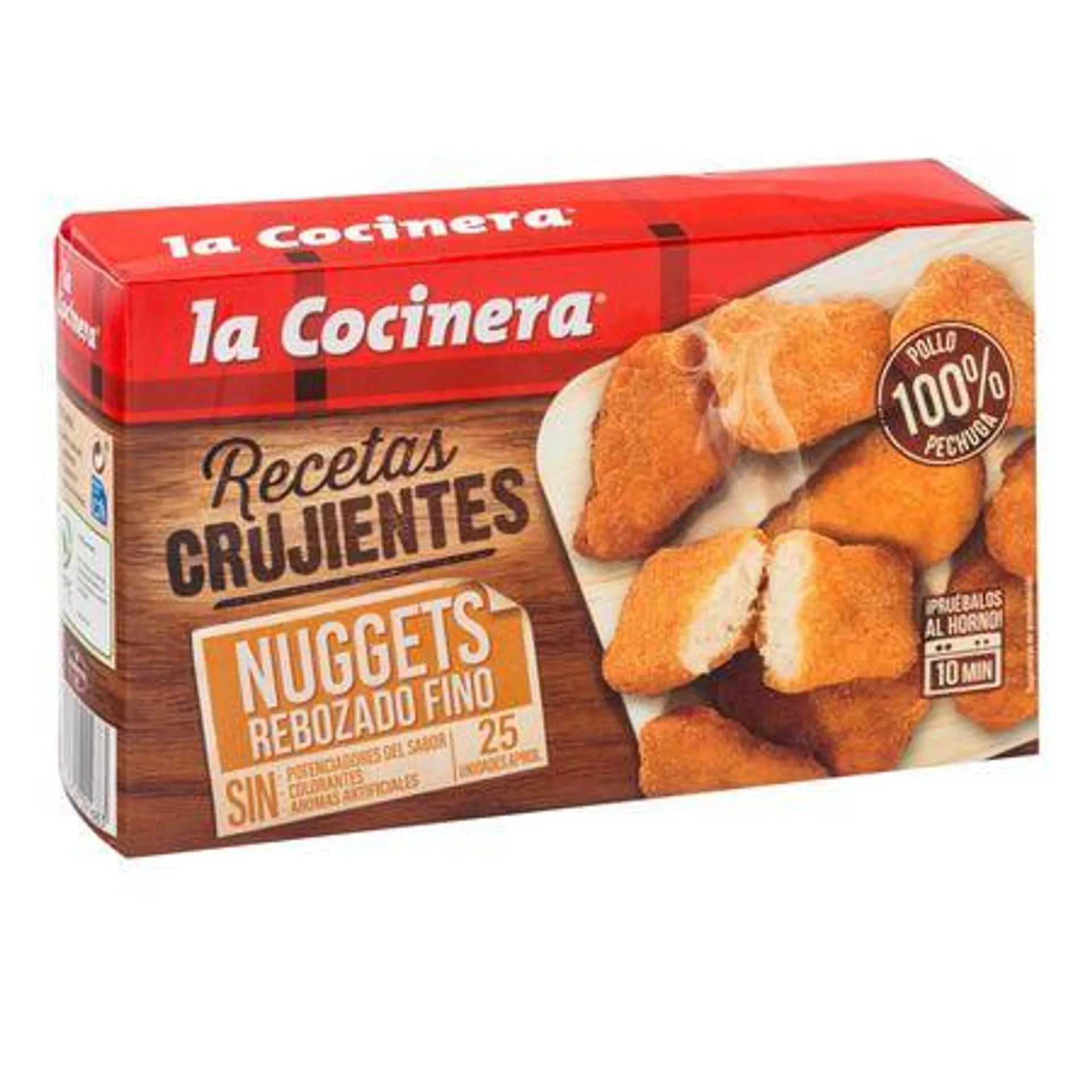 Nuggets cocinera 400g rebozado fino