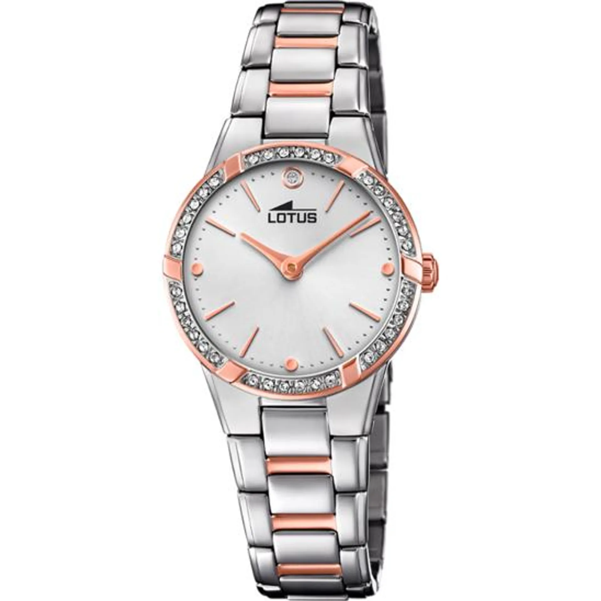 RELOJ LOTUS 18455/2 PLATEADO CORREA DE ACERO INOXIDABLE 316L, MUJER