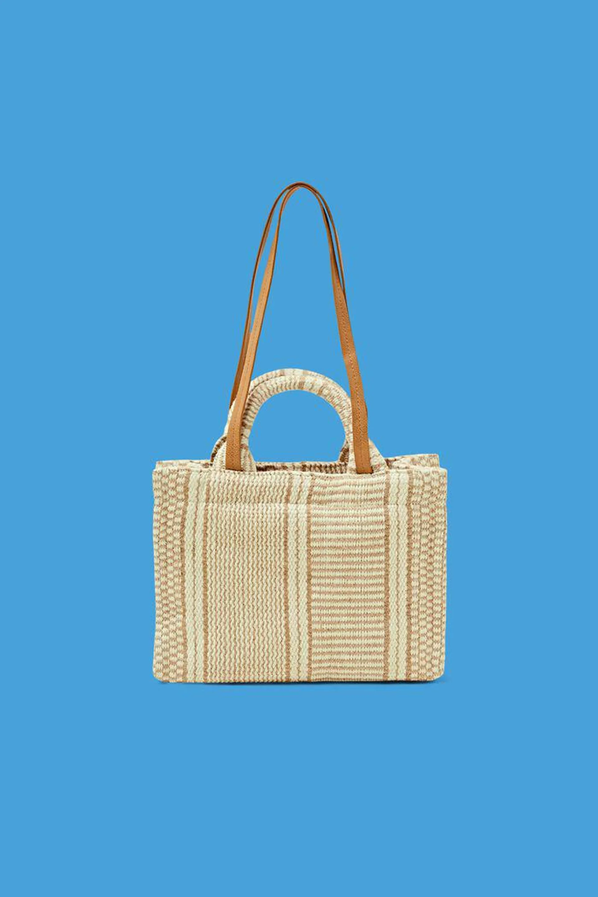 Bolso estilo shopper pequeño Orlane con yute