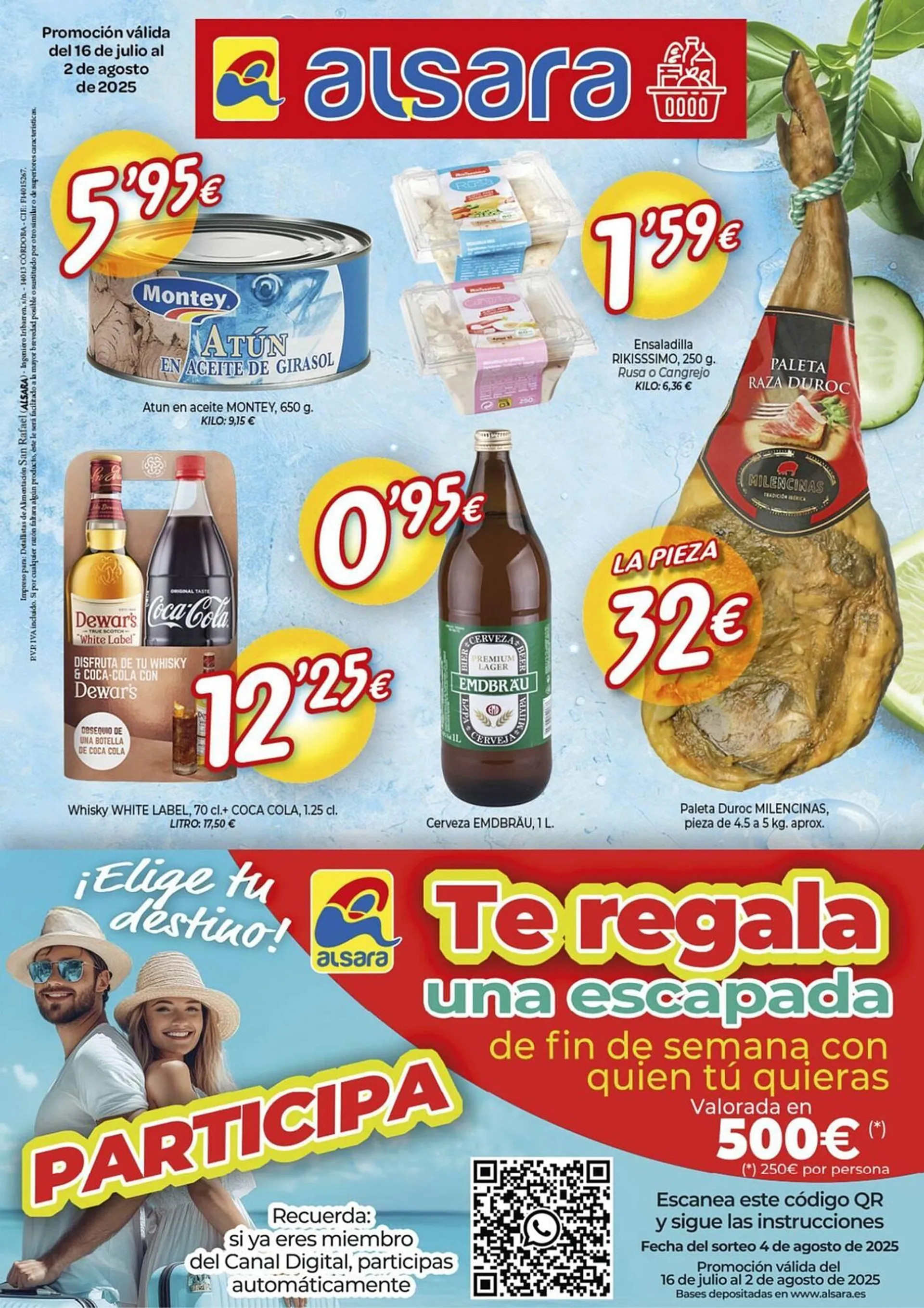 Catálogo de Folleto Alsara Supermercados 16 de julio al 2 de agosto 2025 - Página 1