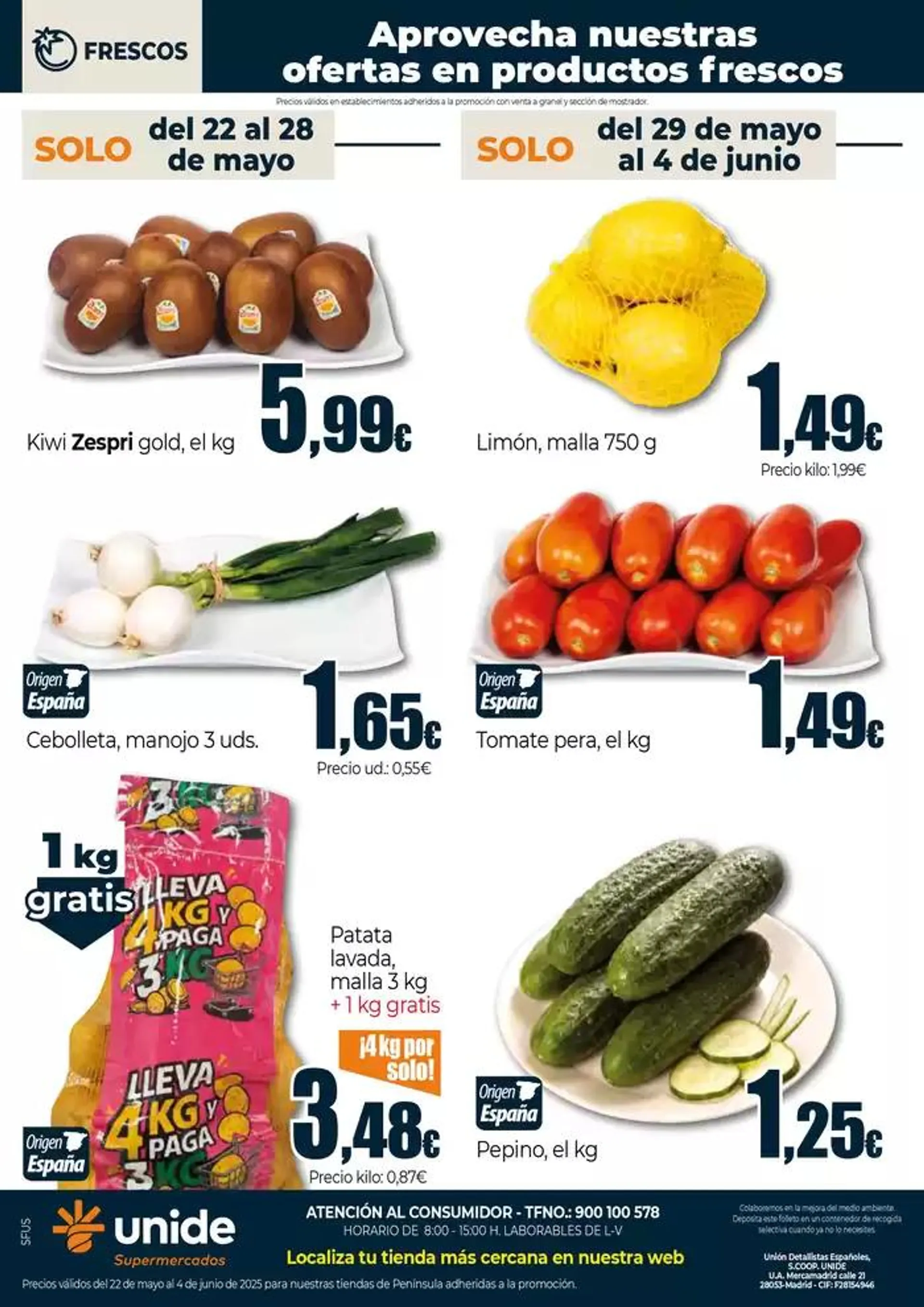 Catálogo de Máximo Ahorro en UNIDE Supermercados  22 de mayo al 4 de junio 2025 - Página 4
