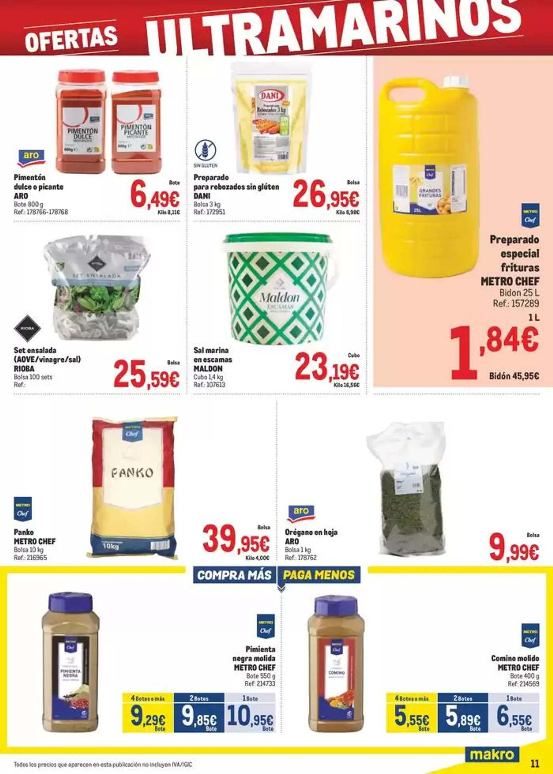 Catálogo de Makro Precios Canarias 5 de mayo al 1 de junio 2025 - Página 11