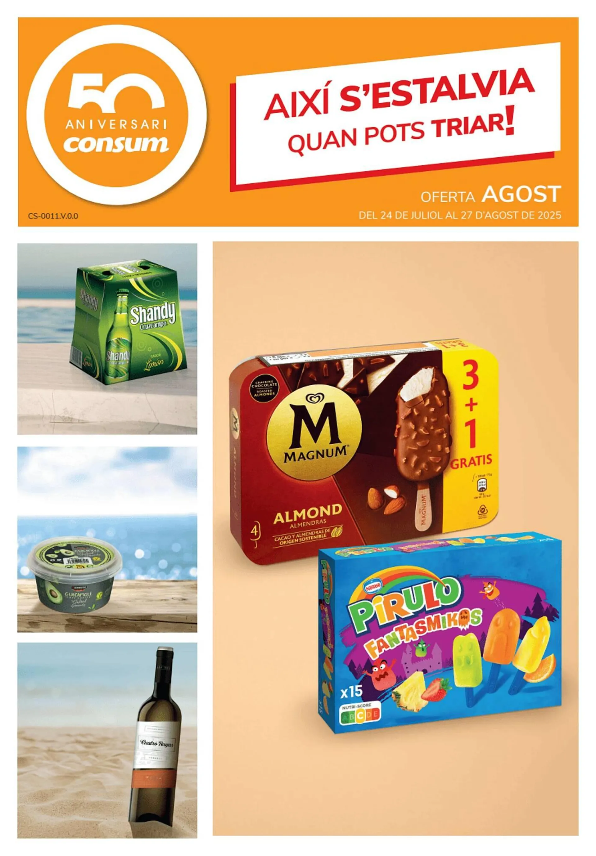 Catálogo de Folleto Consum 24 de julio al 27 de agosto 2025 - Página 1