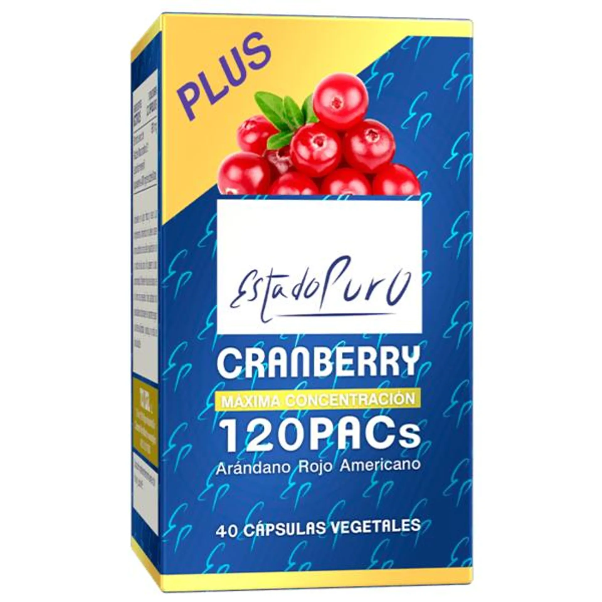 ESTADO PURO CRANBERRY (120 PACs) – Tongil