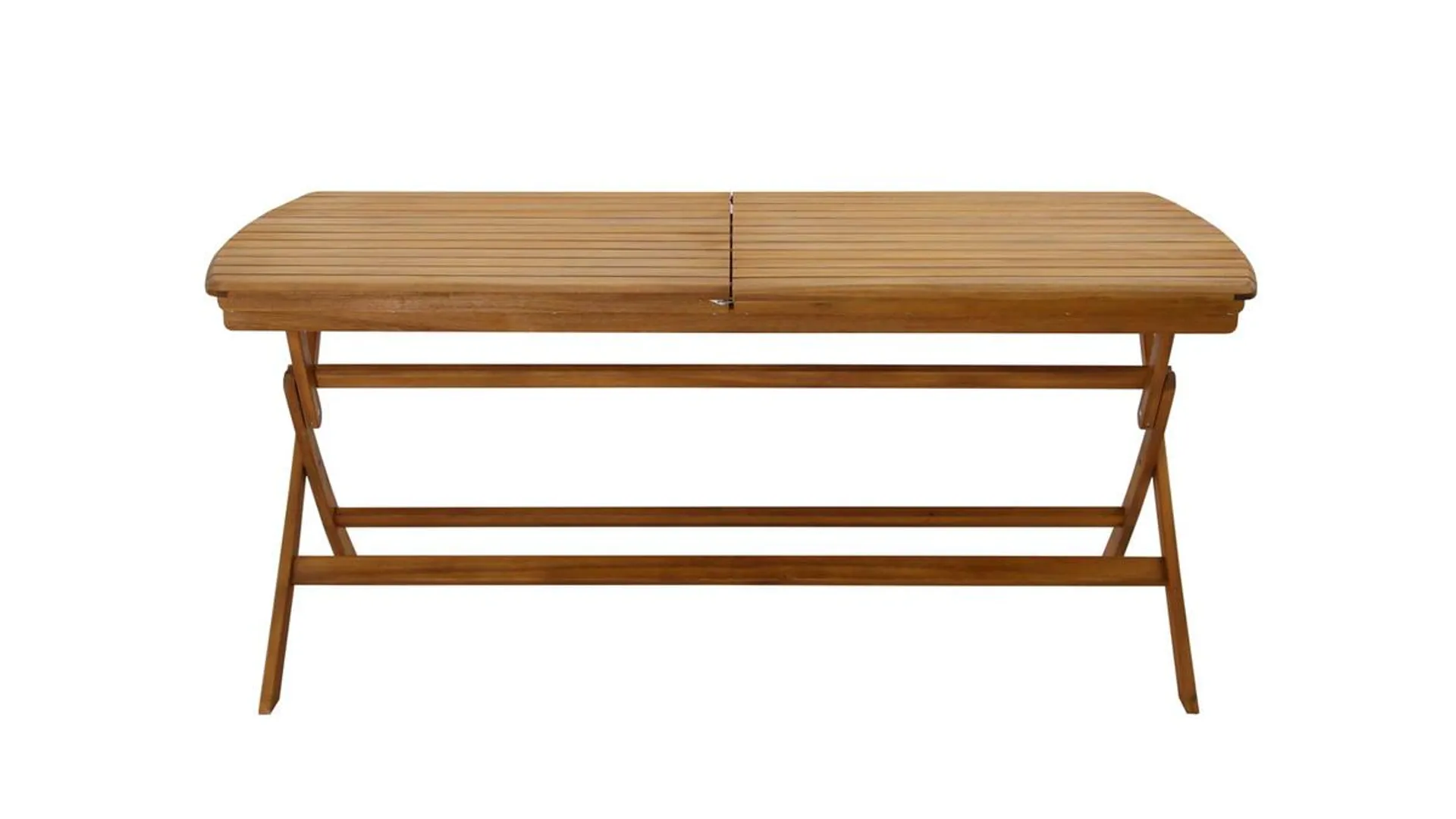 Mesa de jardín extensible de madera maciza con extensiones 180-240 cm CANOPEE