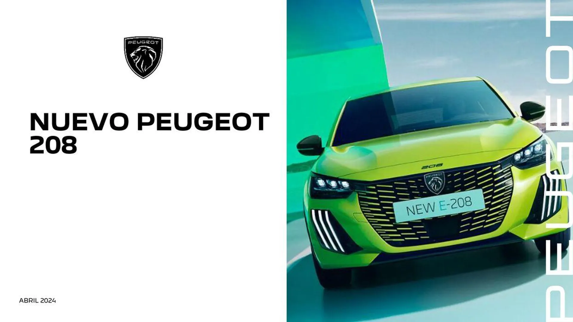 Nuevo Peugeot 208 Eléctrico • Híbrido • Térmico - 1