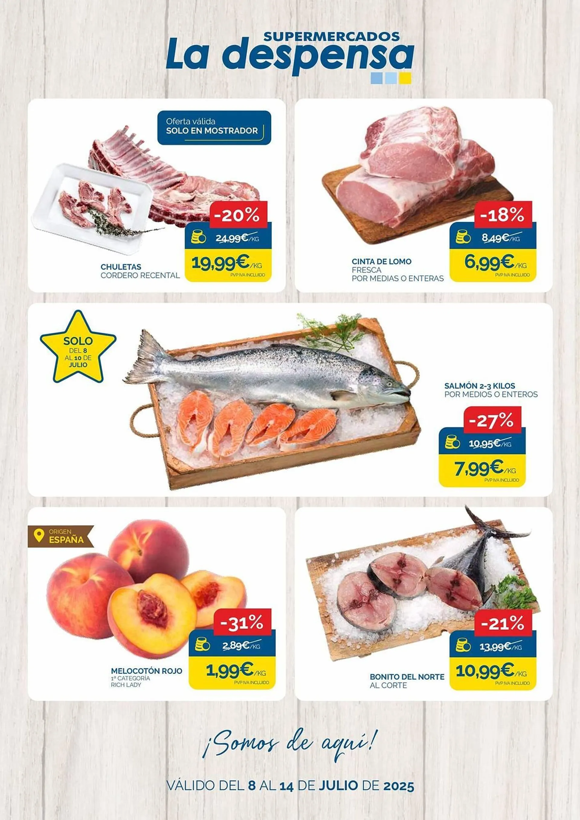 Catálogo de Folleto Supermercados La Despensa 8 de julio al 14 de julio 2025 - Página 1