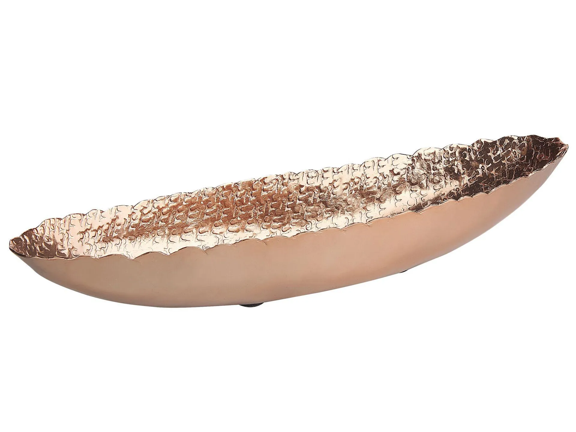 Plato decorativo CARACOL Metal Cobrizo