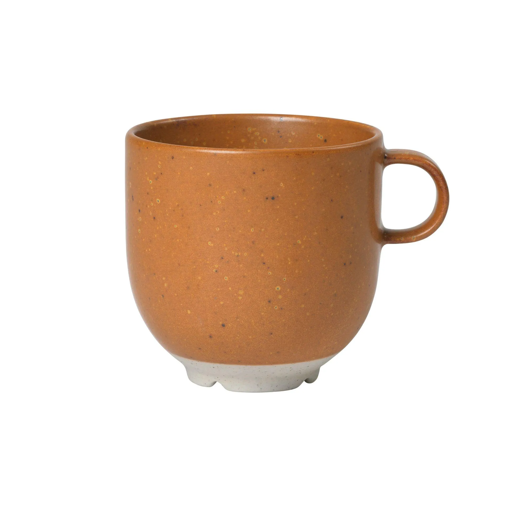 Eli mug with handle 20 cl caramel brown