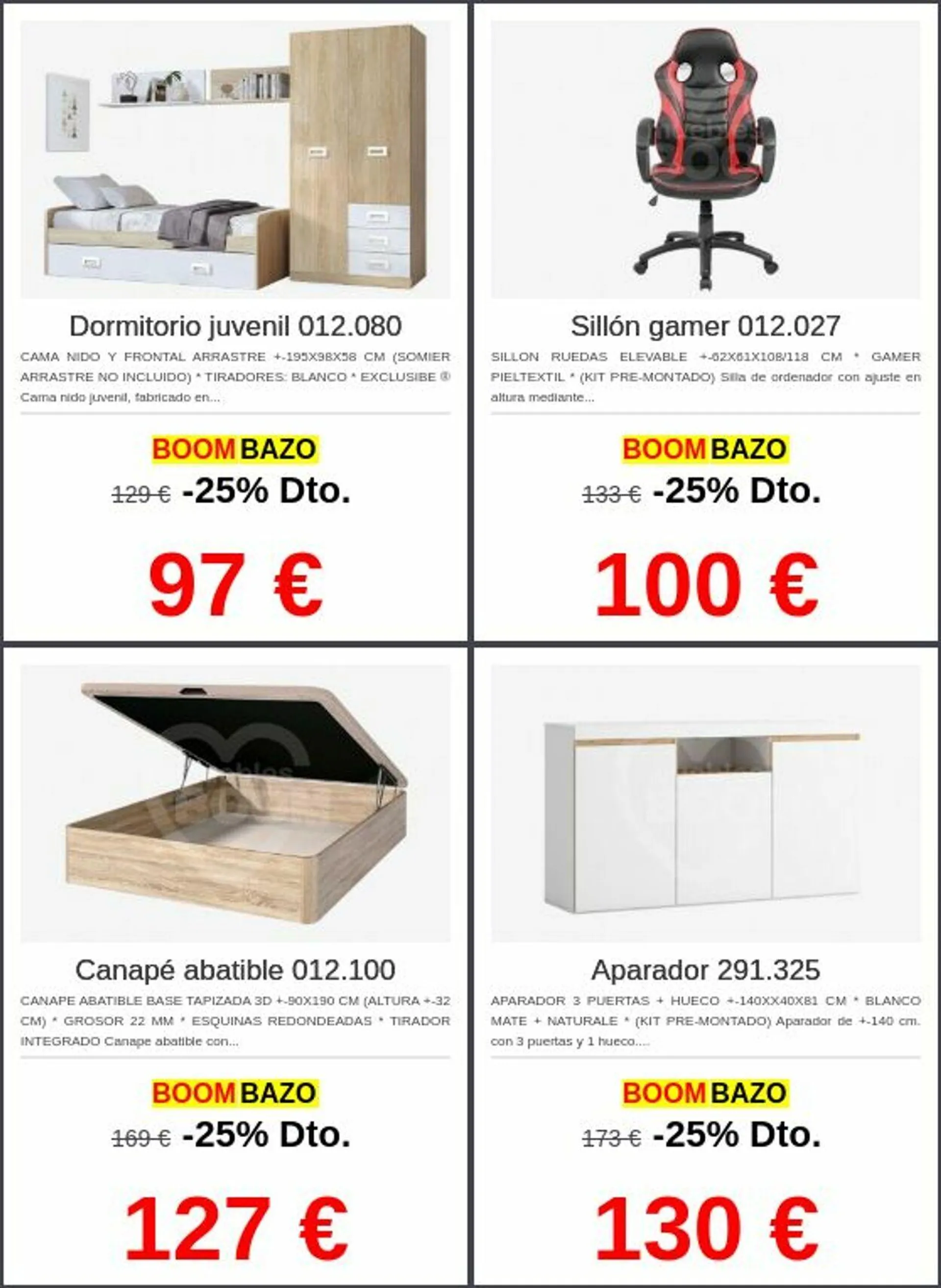 Catálogo de Muebles BOOM Oferta actual 30 de junio al 9 de julio 2025 - Página 3