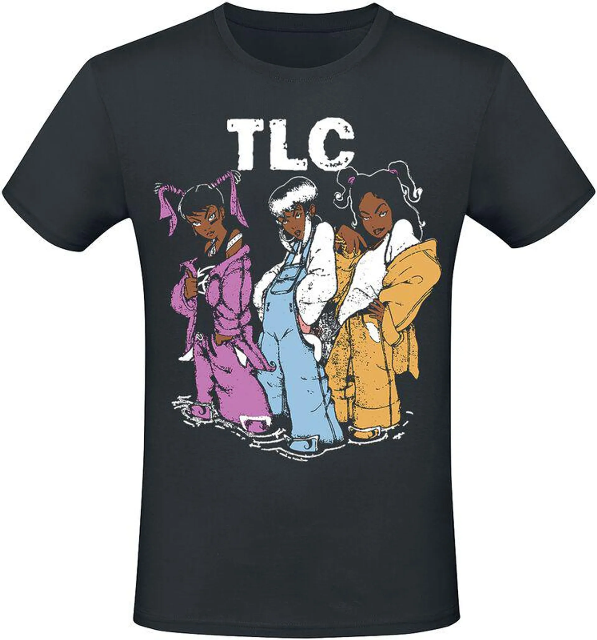 "Cartoons" T-Shirt schwarz von TLC
