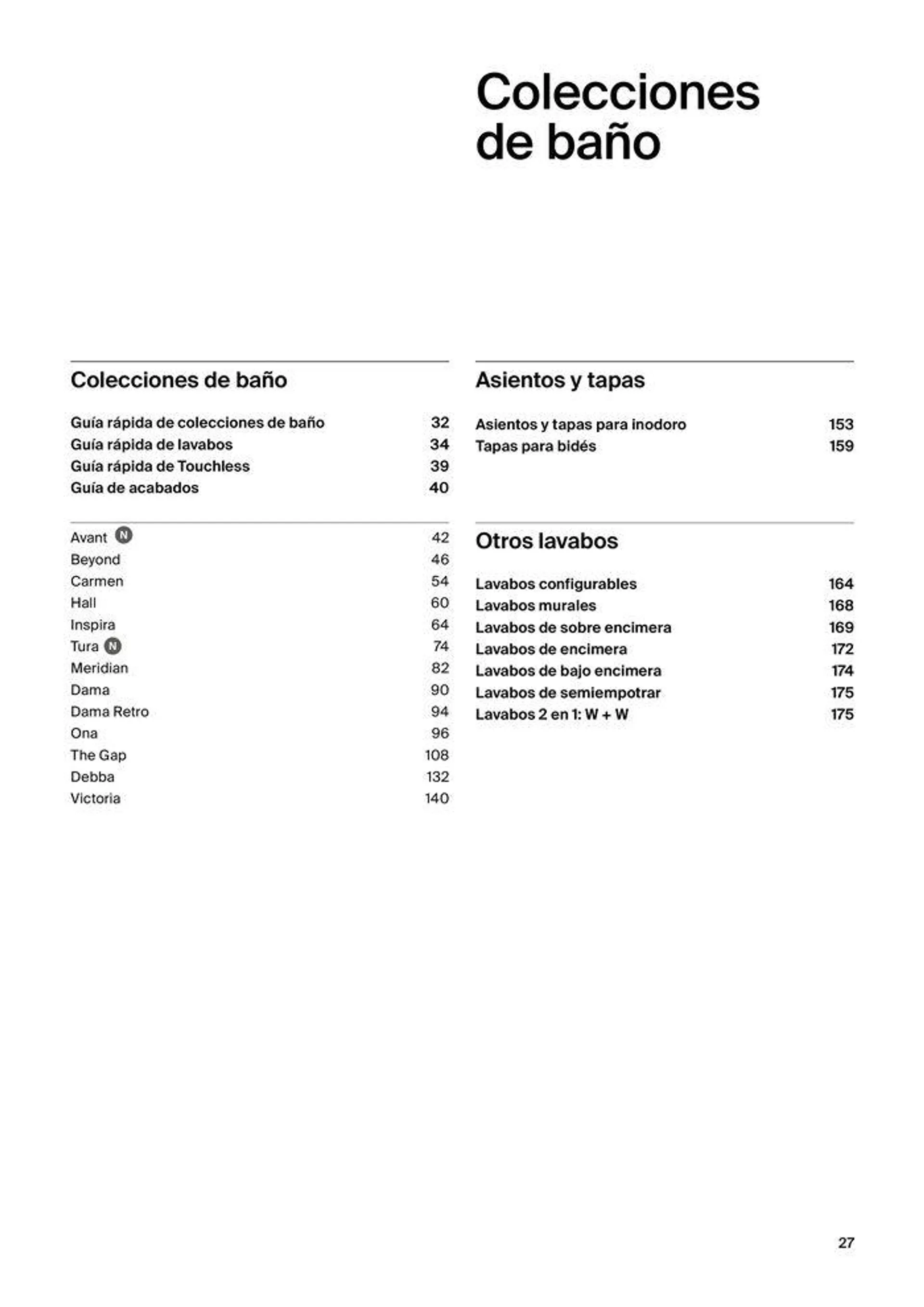 Catálogo de Colecciones de Baño, Muebles y Accesorios 19 de septiembre al 31 de diciembre 2024 - Página 29