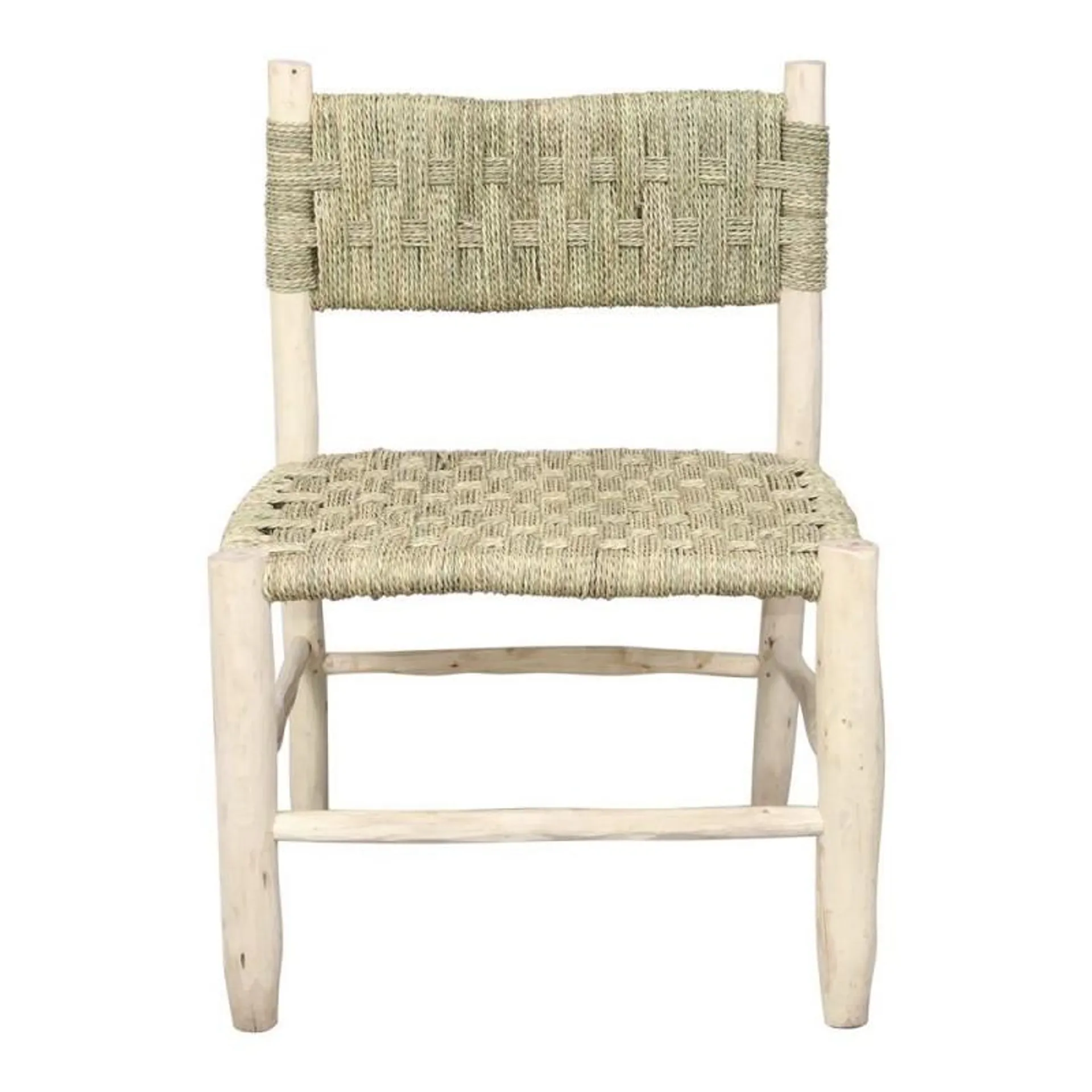 Fabien wooden chair and lounge rope