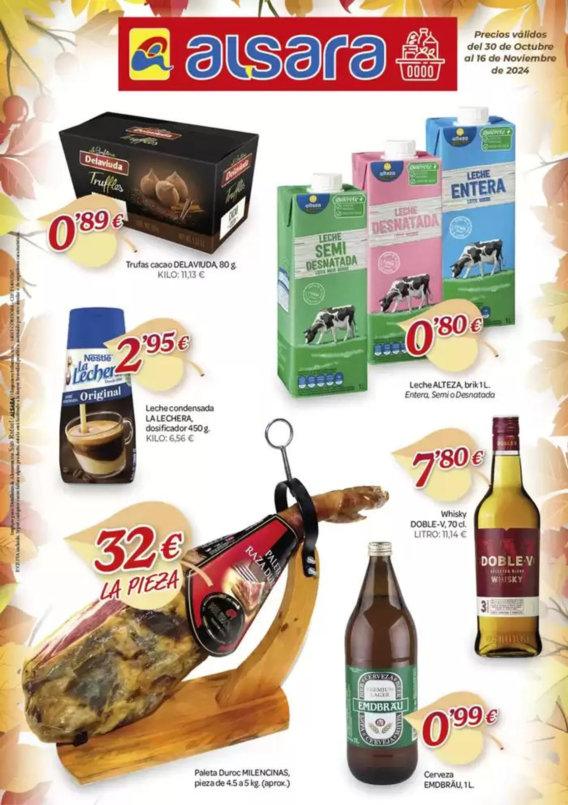 Catálogo de Catalogue Alsara Supermercados 30 de octubre al 16 de noviembre 2024 - Página 1