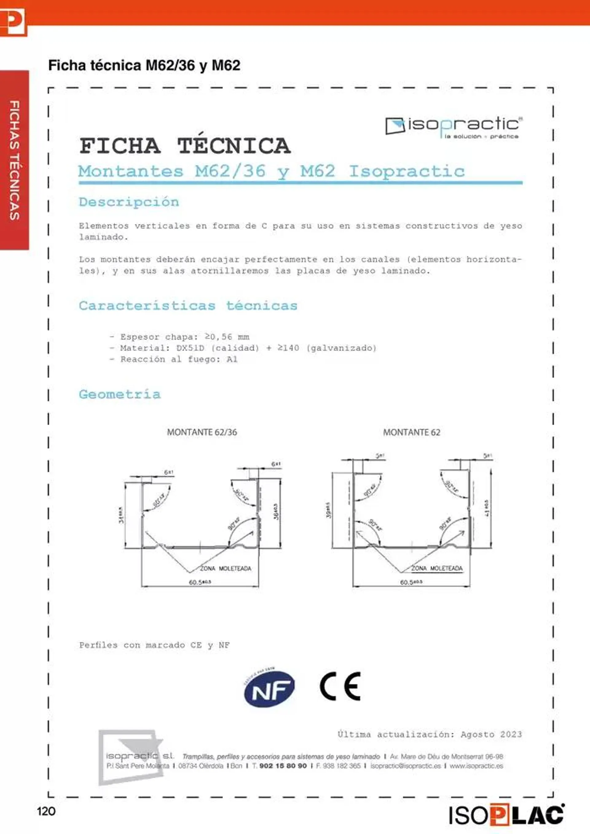 Catálogo de Manual Técnico Isoplac 15 de noviembre al 30 de noviembre 2024 - Página 120