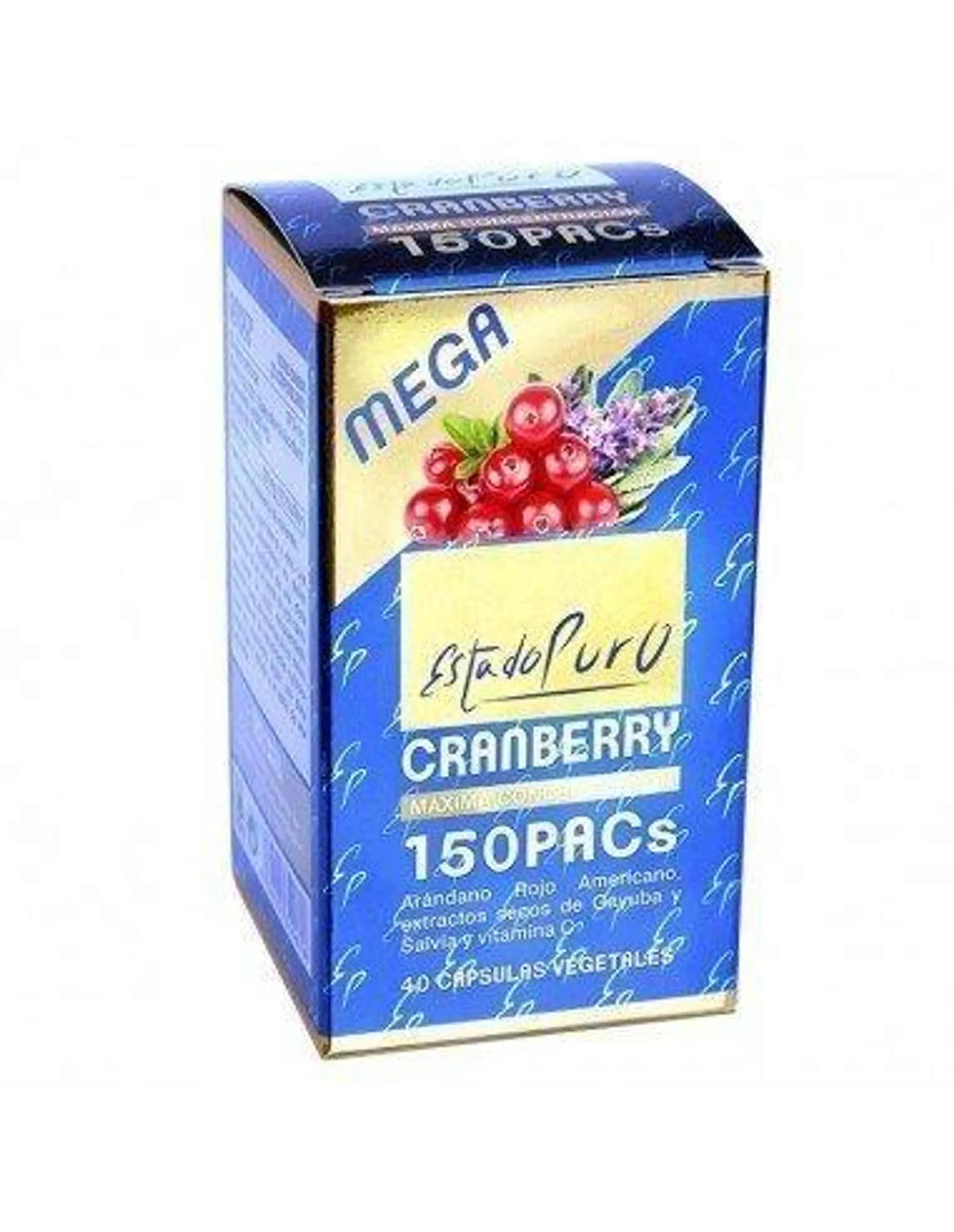 ESTADO PURO CRANBERRY MEGA (150 PACs) – Tongil